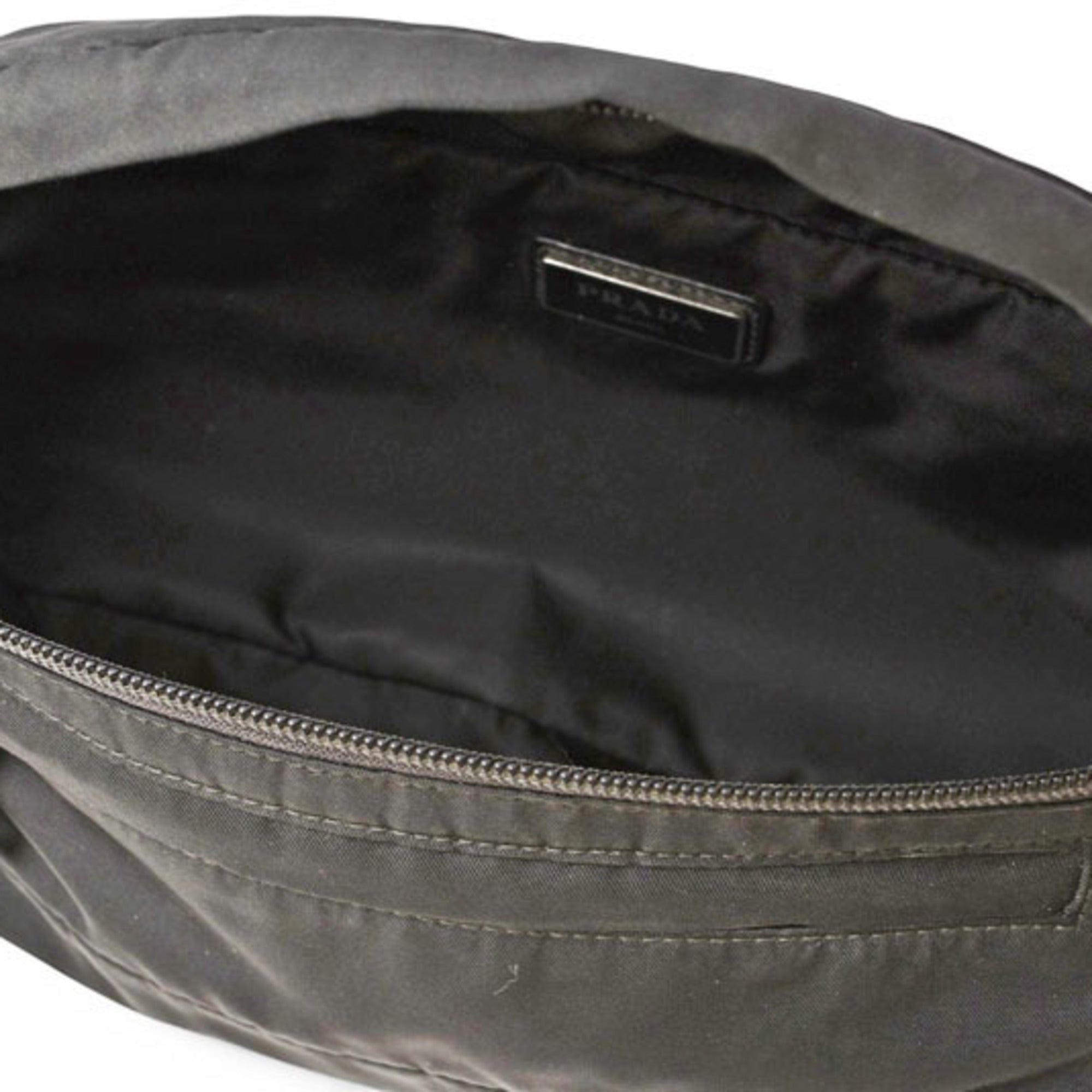 Prada Black Nero Nylon Fanny Pack Pouch