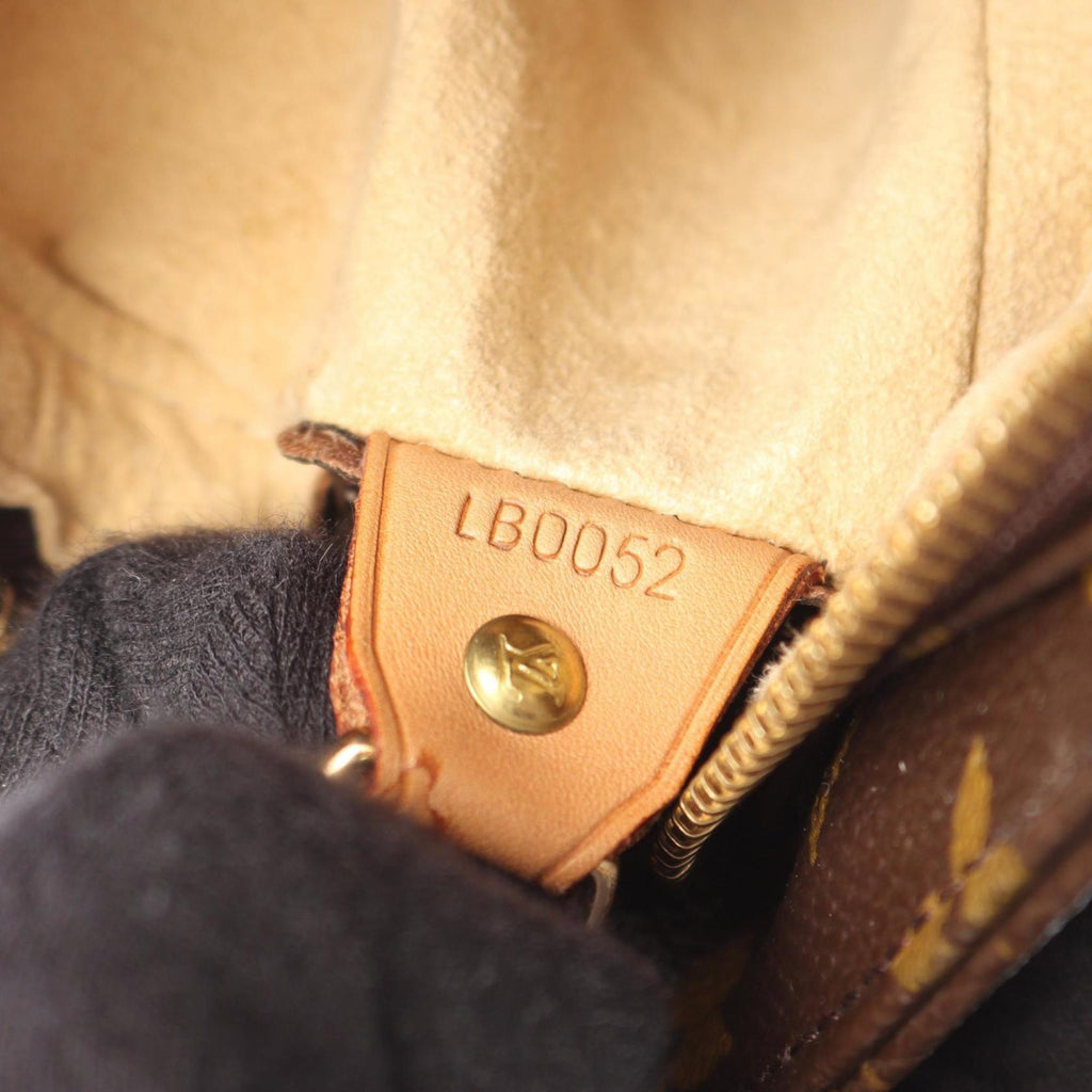 Louis Vuitton Brown Pvc Leather Shoulder Bag