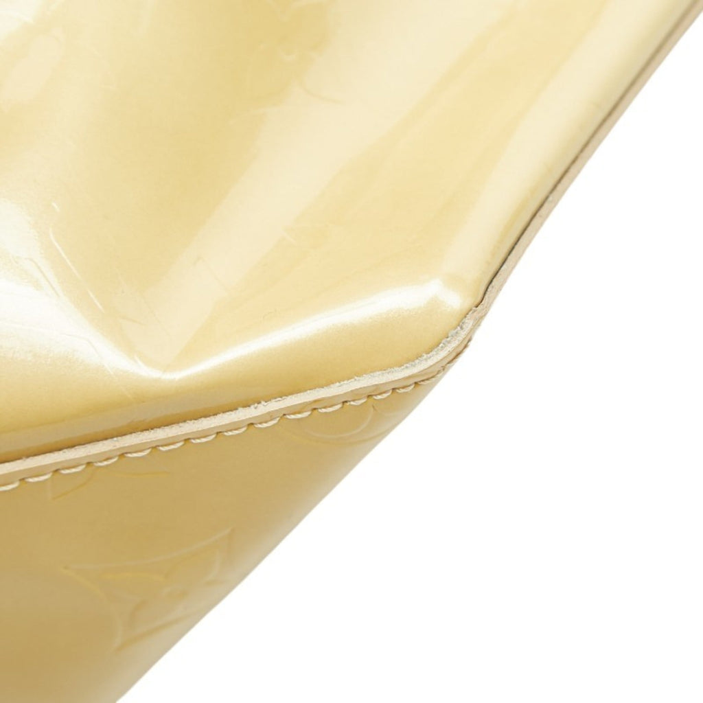 Louis Vuitton Beige Patent Leather Handbag