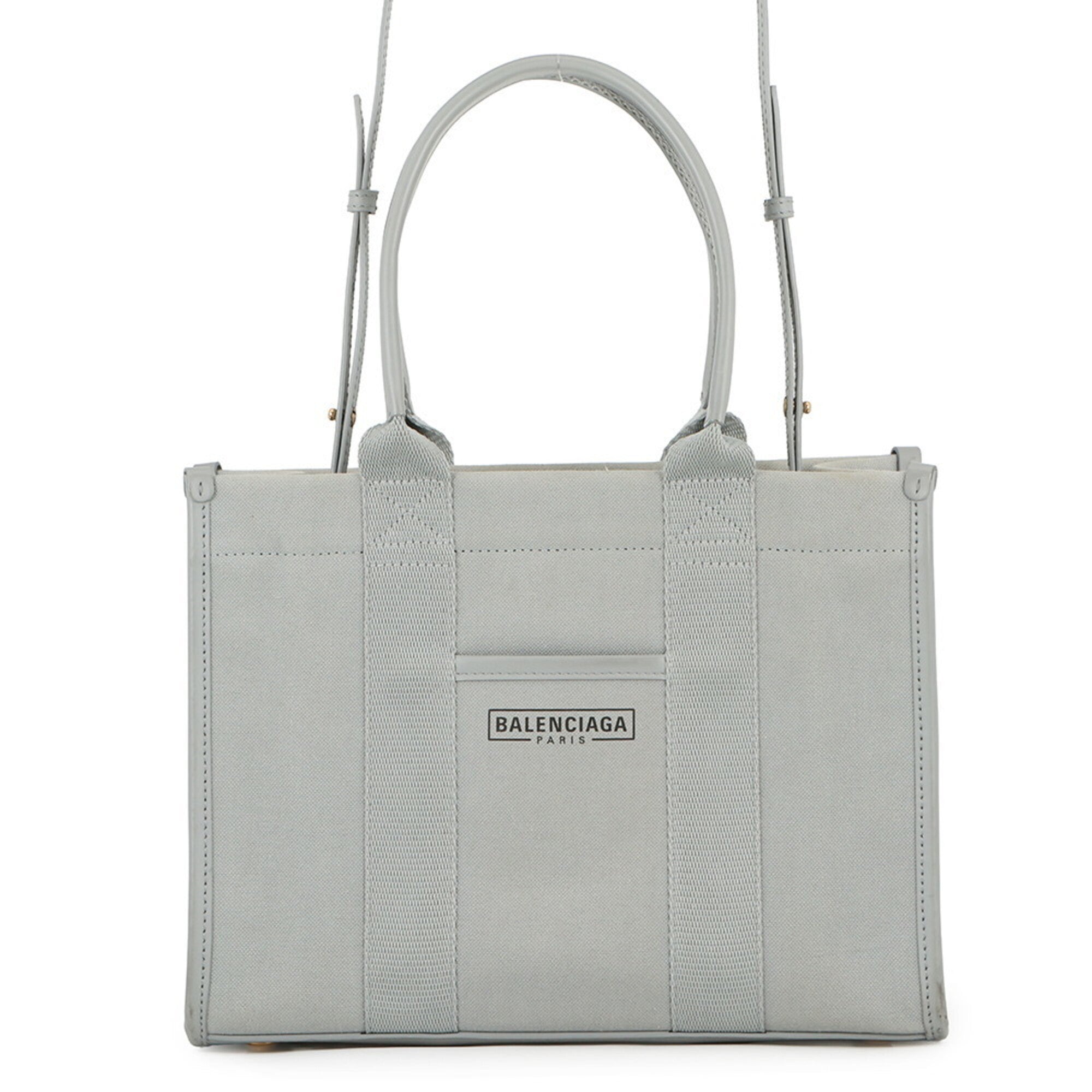 Balenciaga Gray Canvas Handbag Tote