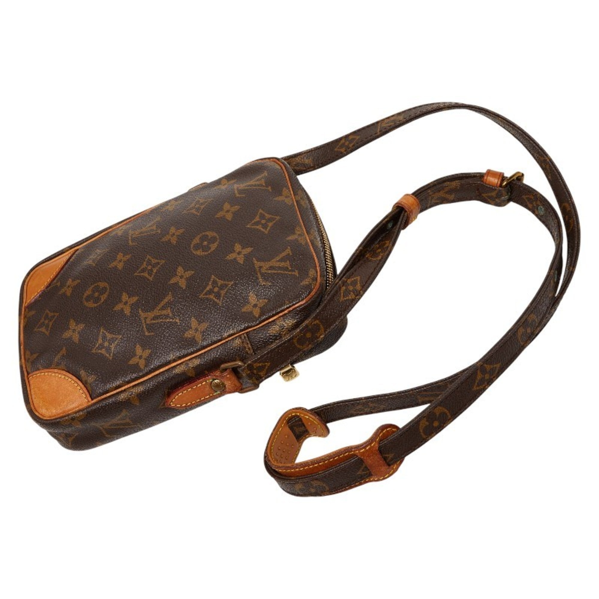 Louis Vuitton Brown Pvc Leather Shoulder Bag
