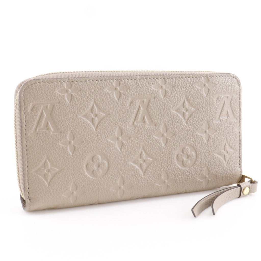 Louis Vuitton Monogram Empreinte Gray Monogram Empreinte Long Wallet