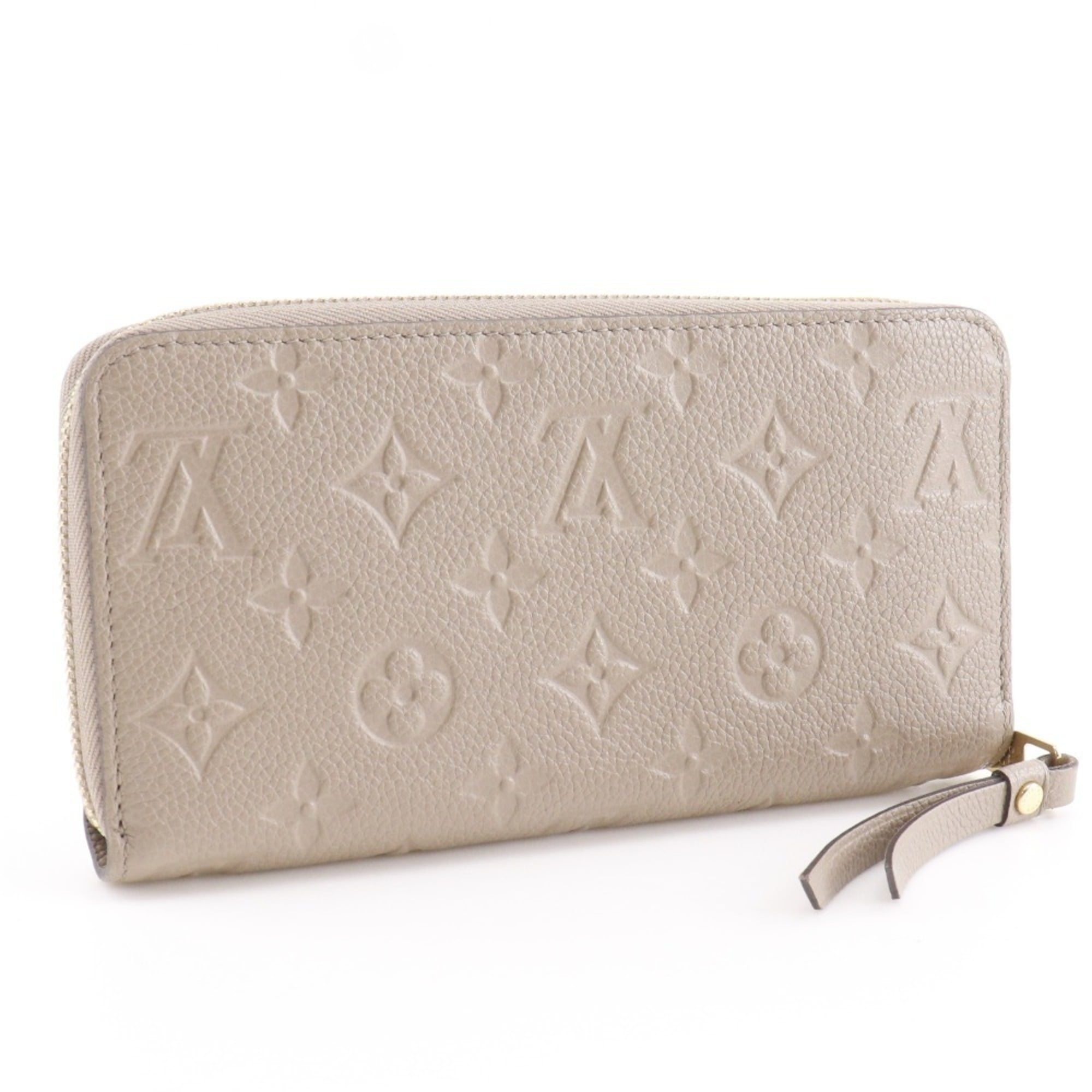 Louis Vuitton Monogram Empreinte Gray Monogram Empreinte Long Wallet