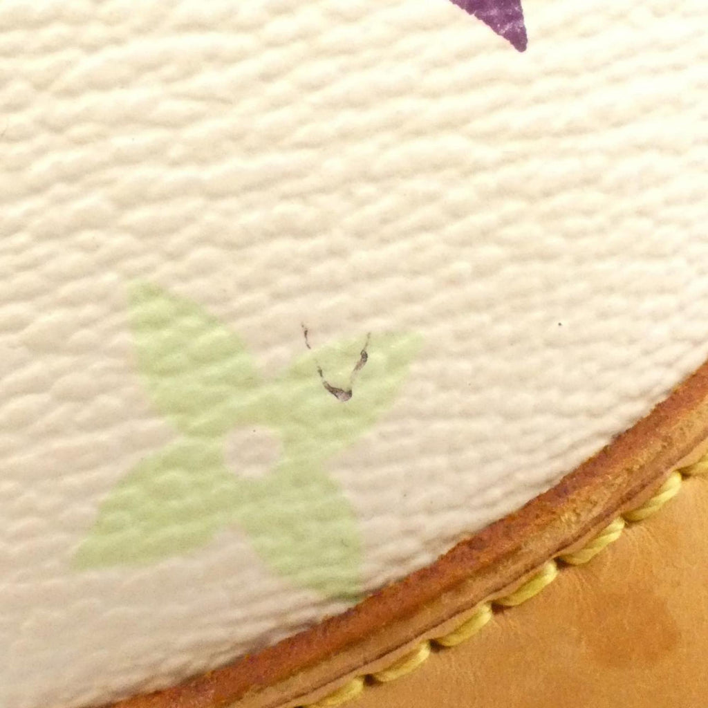 Louis Vuitton White Coated Canvas Handbag