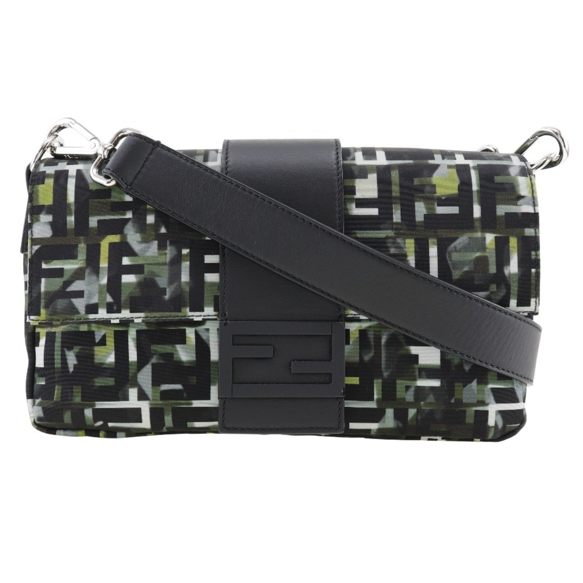 Fendi Black Nylon Shoulder Bag