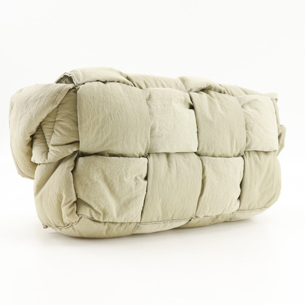Bottega Veneta Khaki Nylon Pouch Shoulder Bag