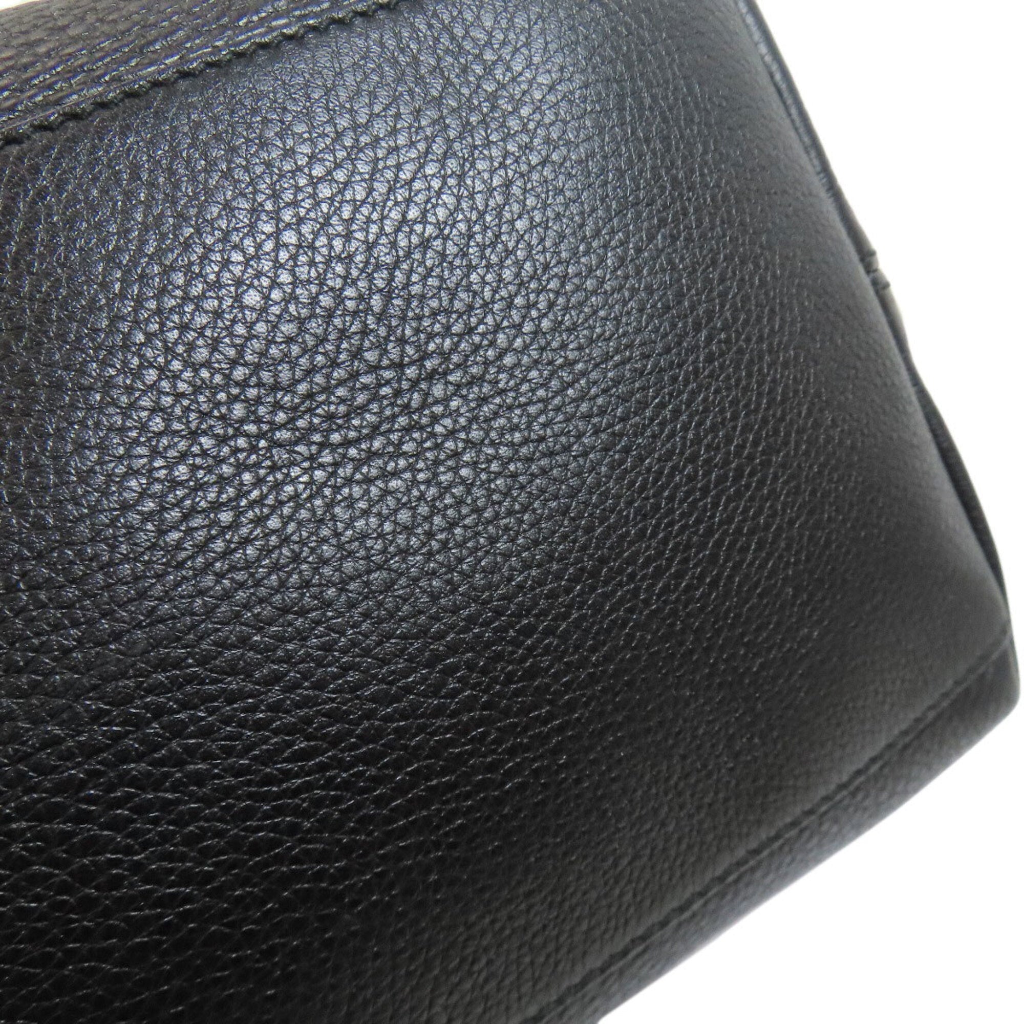 Gucci Black Leather Tote Bag (Pre-Owned)
