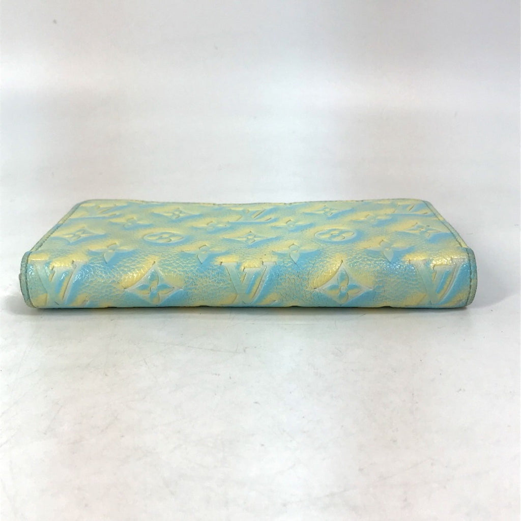 Louis Vuitton Monogram Empreinte Vert Yellow Monogram Empreinte Long Wallet