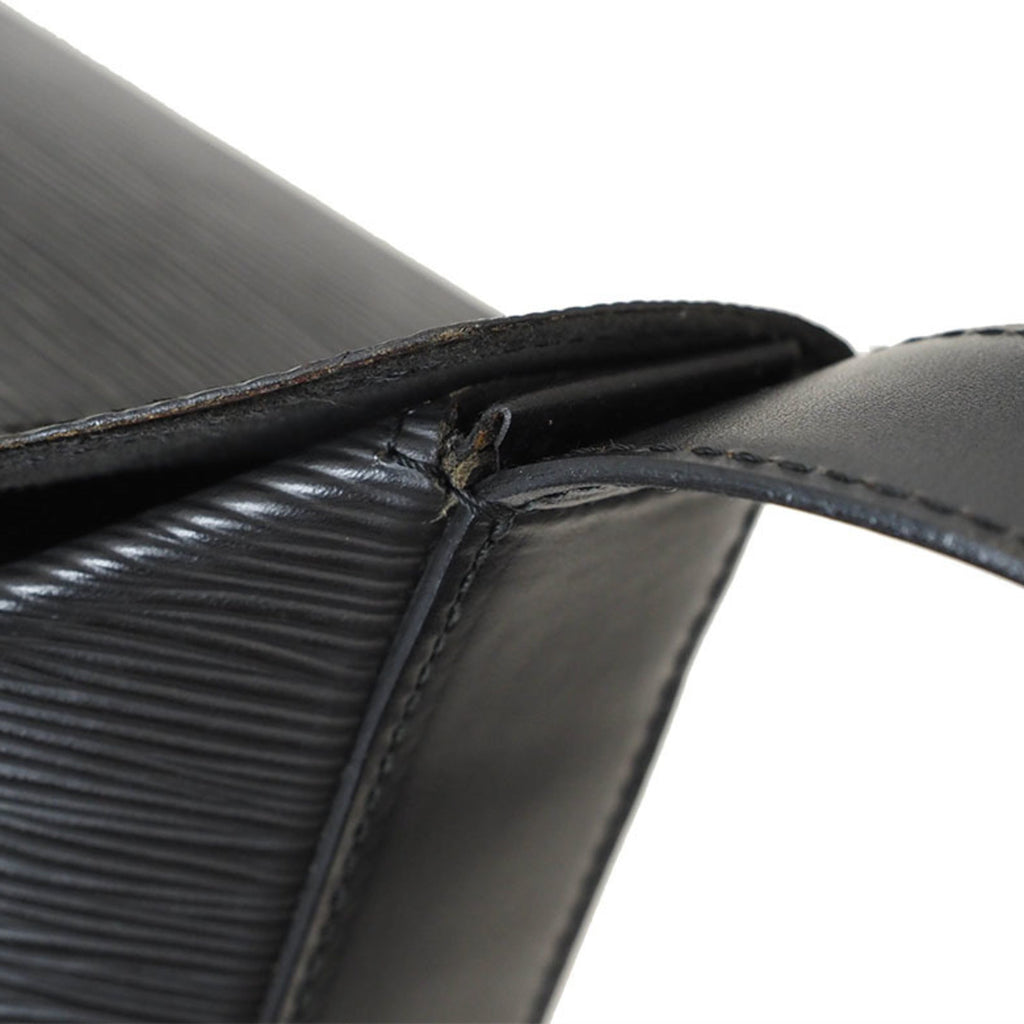 Louis Vuitton Black Epi Leather Handbag Shoulder Bag