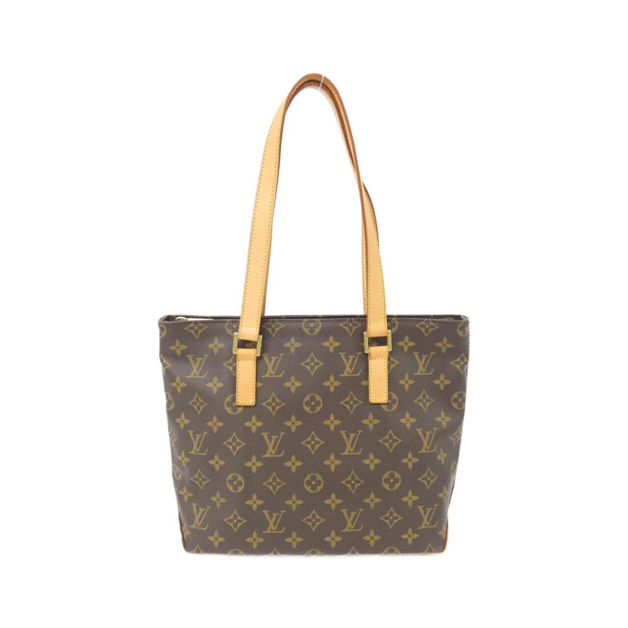 Louis Vuitton Marron Coated Canvas Handbag