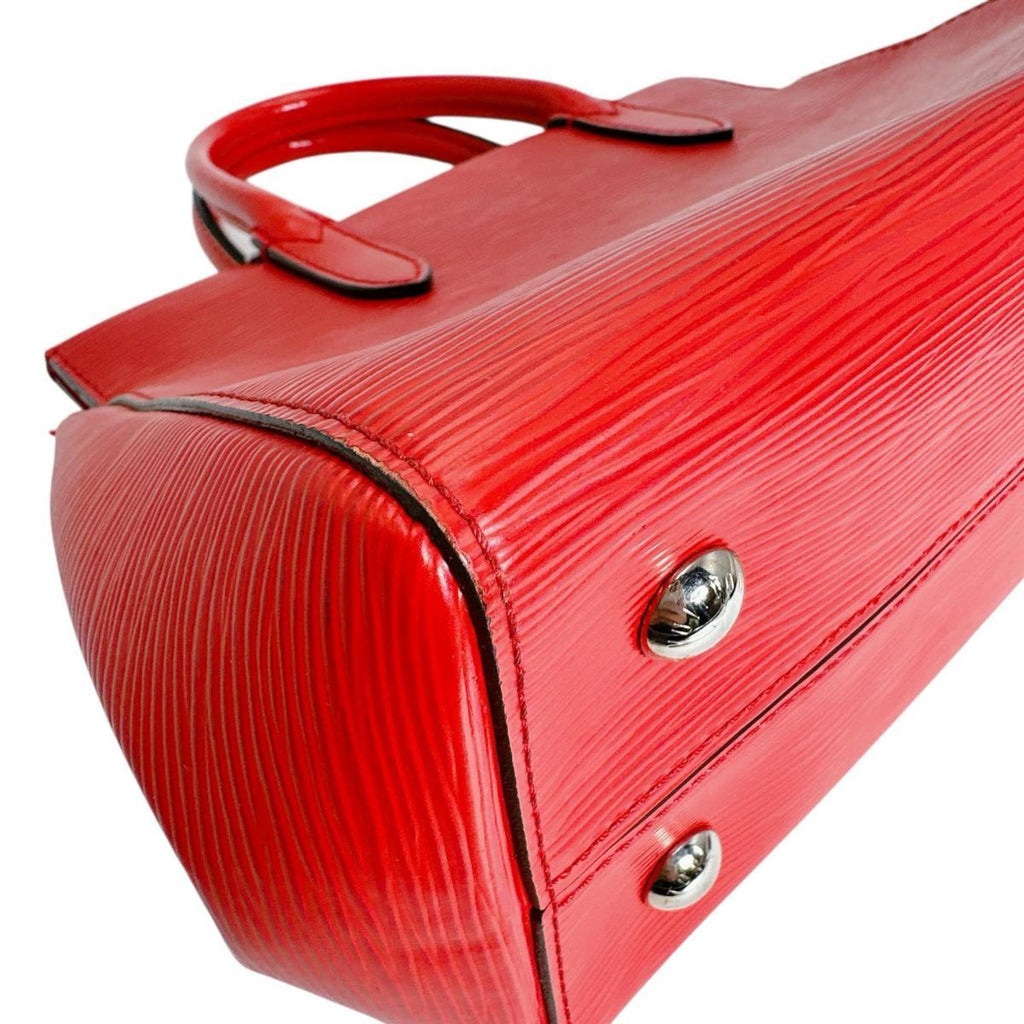 Louis Vuitton Red Color Epi Leather Handbag