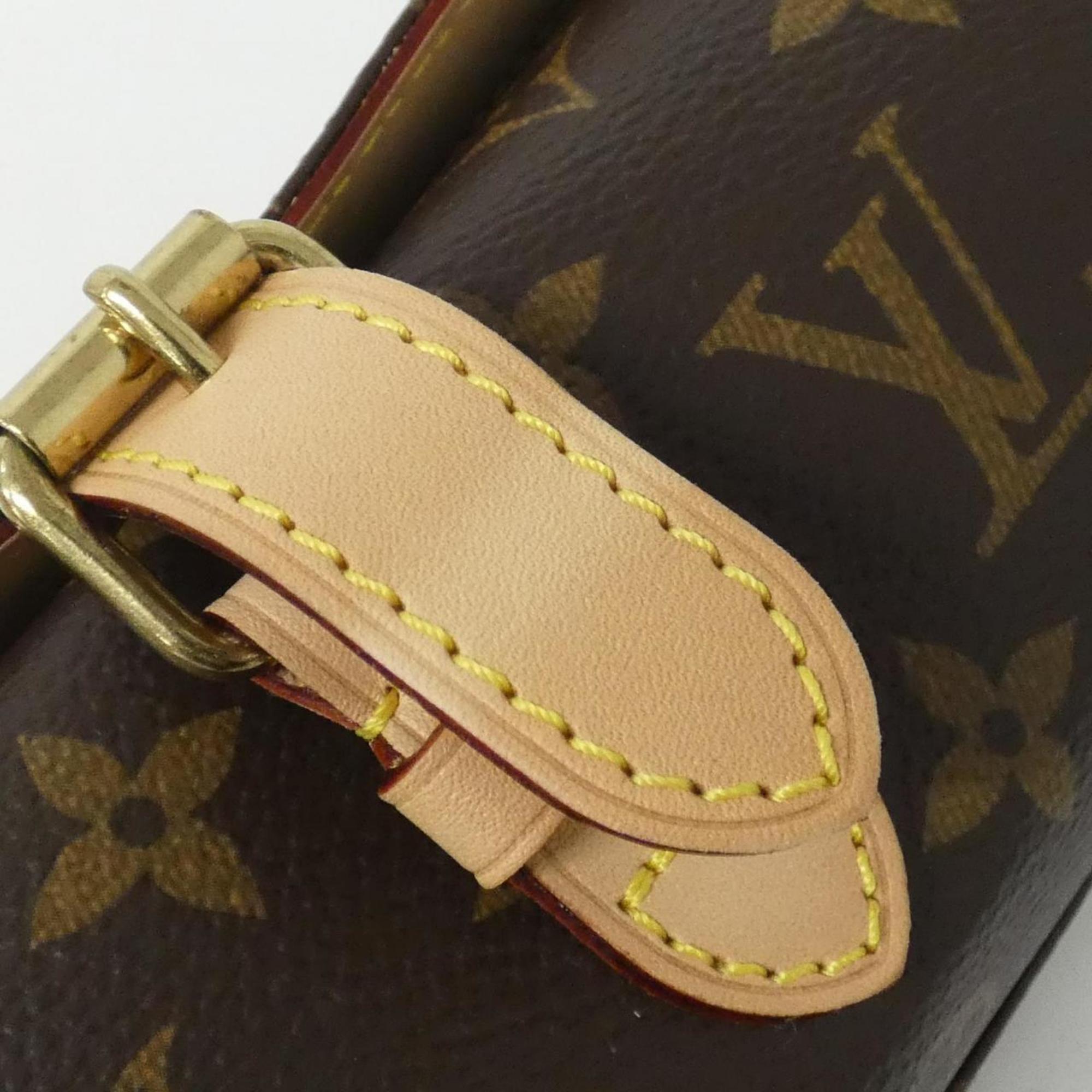 Louis Vuitton Brown Coated Canvas Pouch