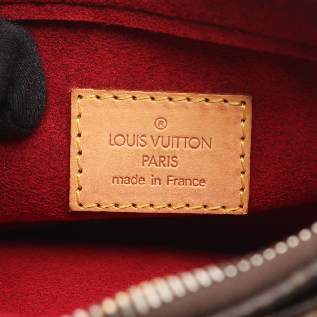 Louis Vuitton Monogram Brown Coated Canvas Leather Shoulder Bag