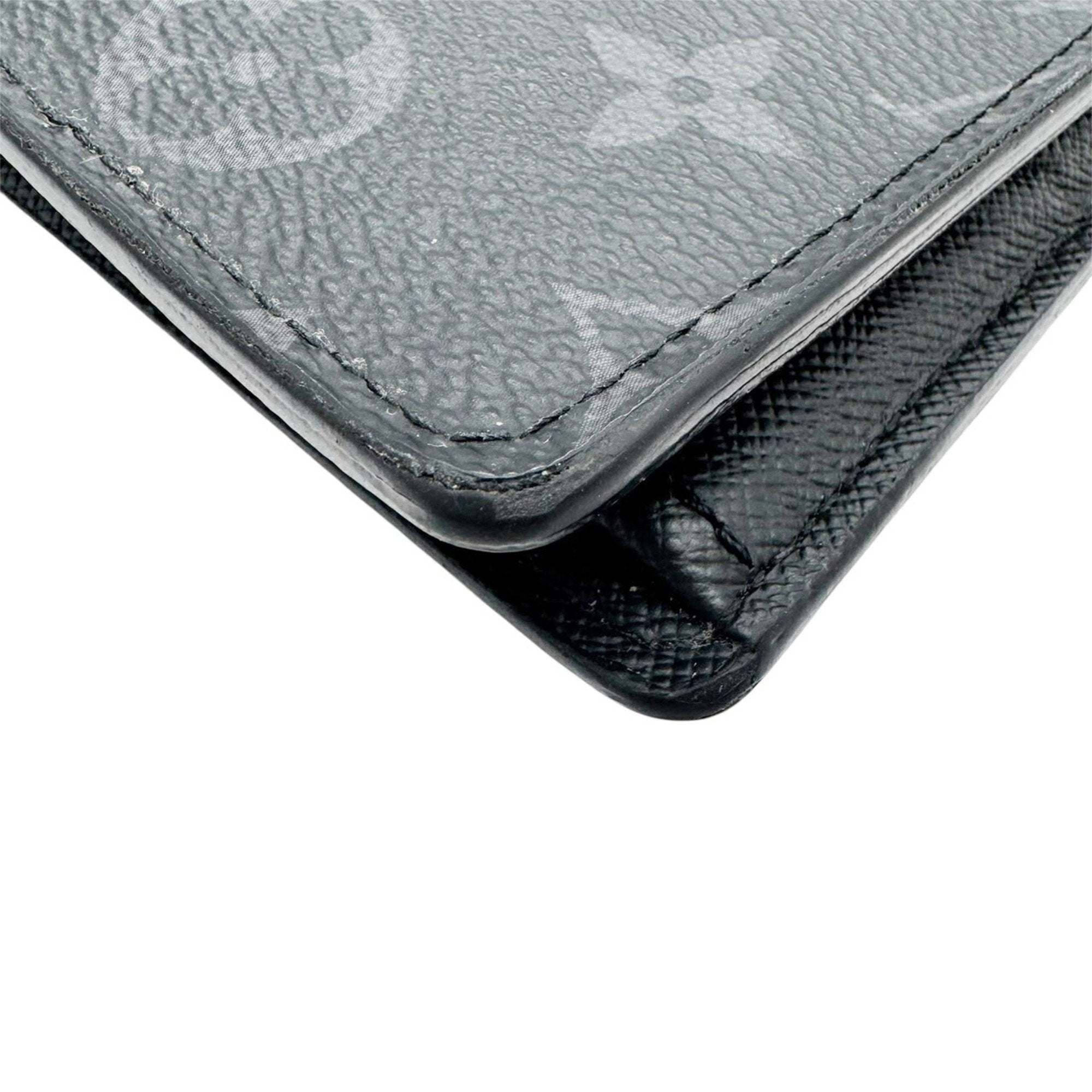 Louis Vuitton Black Monogram Eclipse Noir Monogram Eclipse Long Wallet