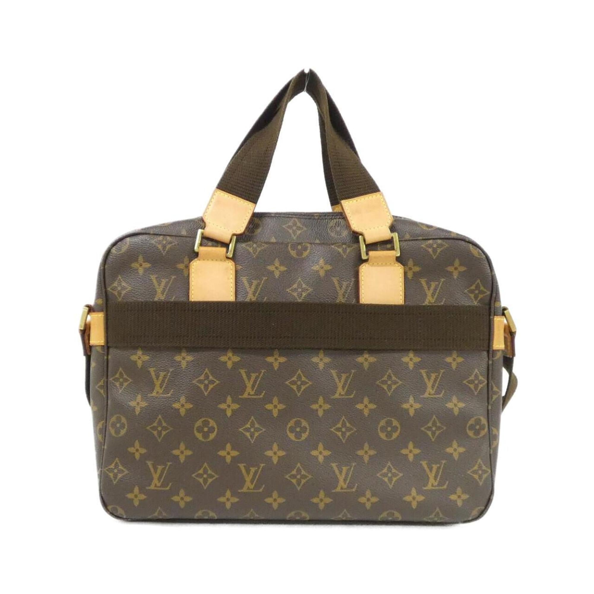 Louis Vuitton Brown Coated Canvas Handbag