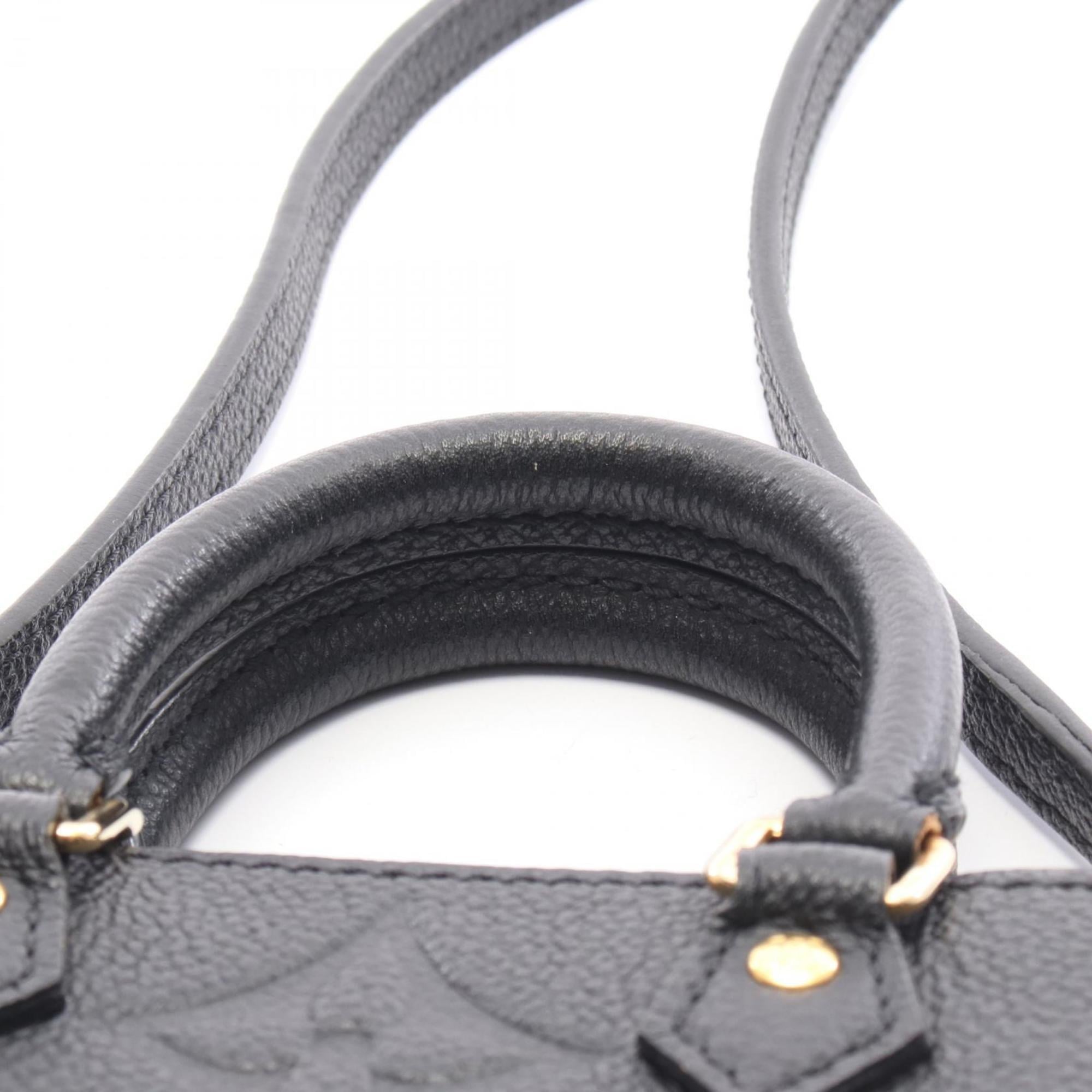 Louis Vuitton Black Noir Monogram Empreinte Handbag