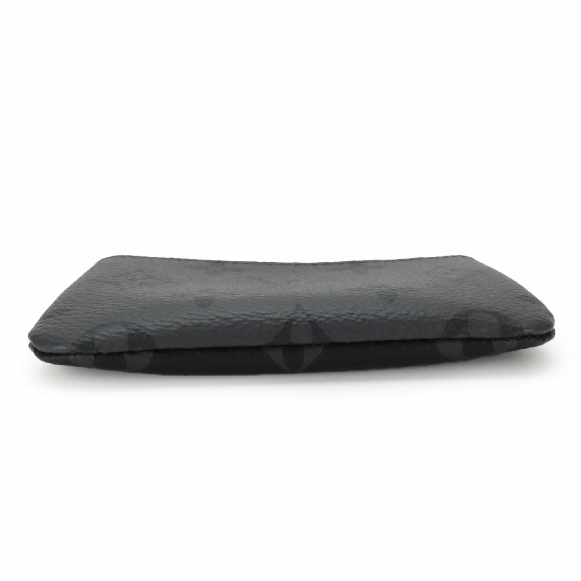 Louis Vuitton Monogram Eclipse Black Gray Monogram Eclipse Coin Purse/Coin Case