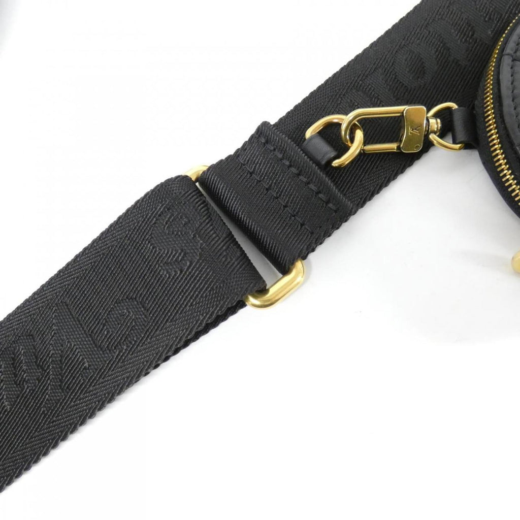 Louis Vuitton Black Leather Pochette Pouch Shoulder Bag