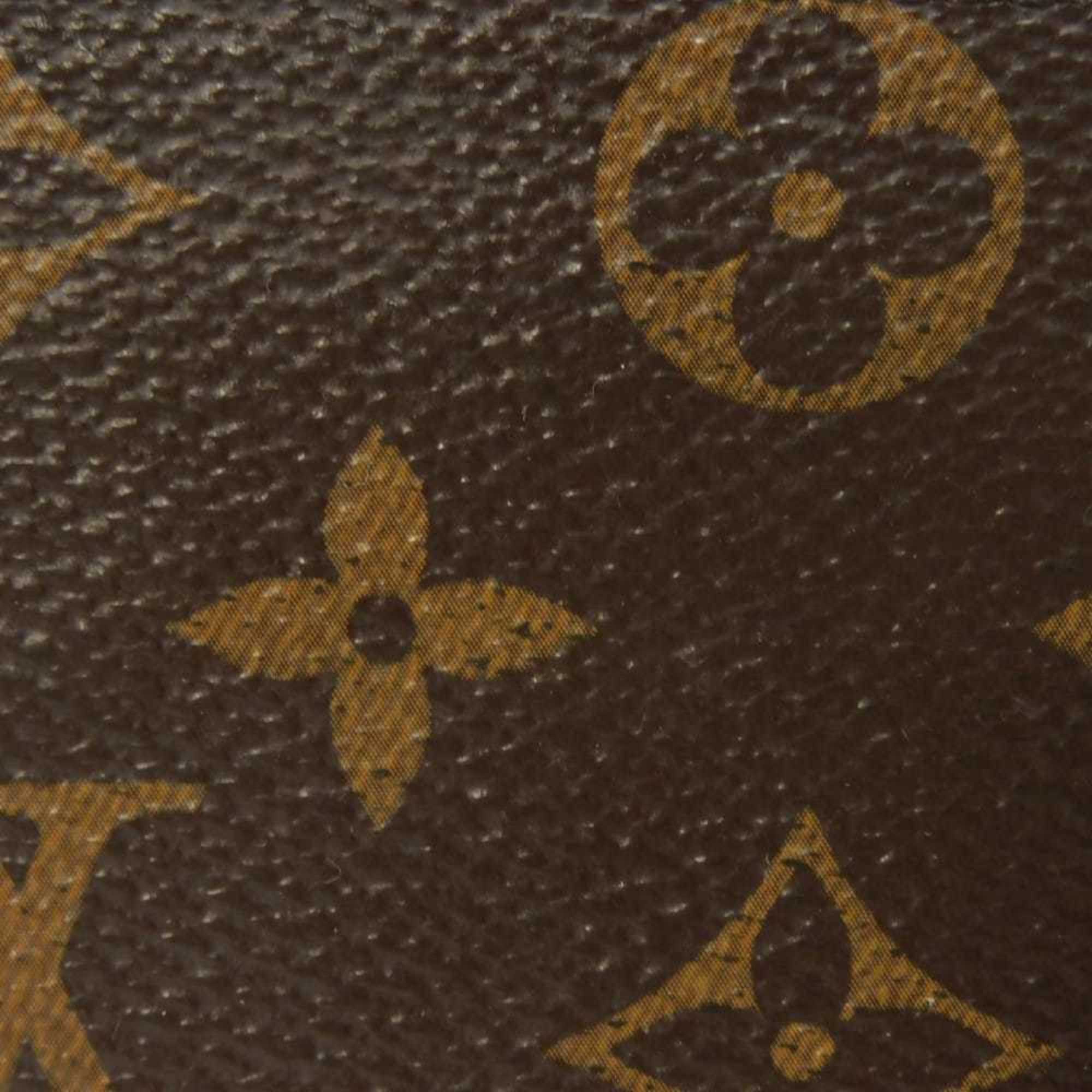 Louis Vuitton Brown Monogram Pink Rose Ballerine Monogram Canvas Leather Long Wallet