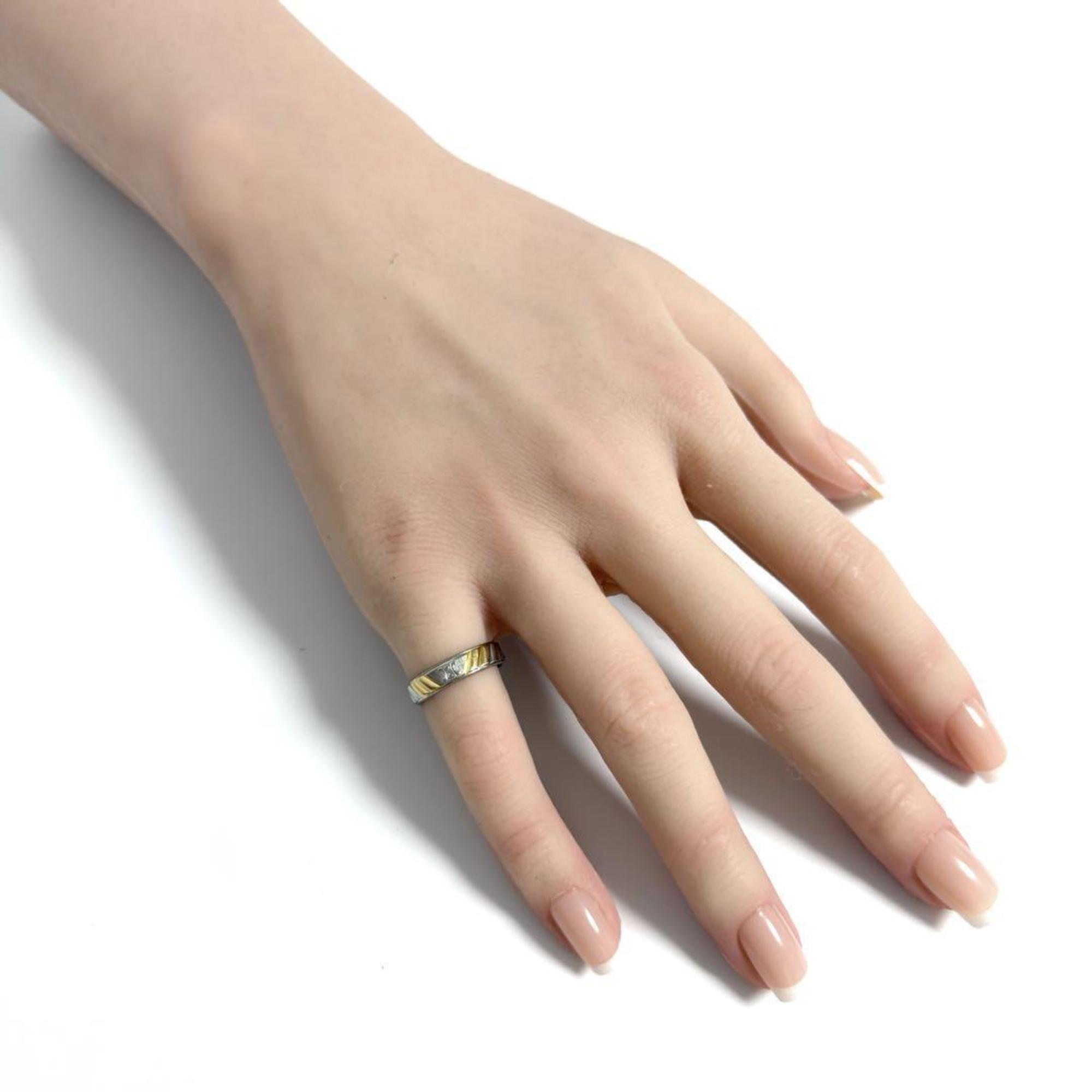 Celine Yellow Gold (18K) Platinum 950 Band Ring