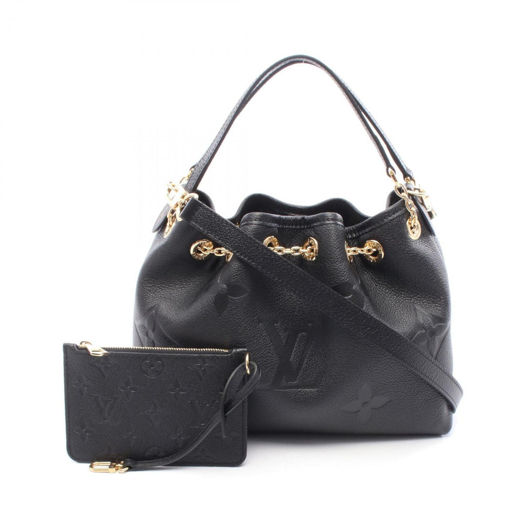 Louis Vuitton Black Noir Monogram Empreinte Handbag
