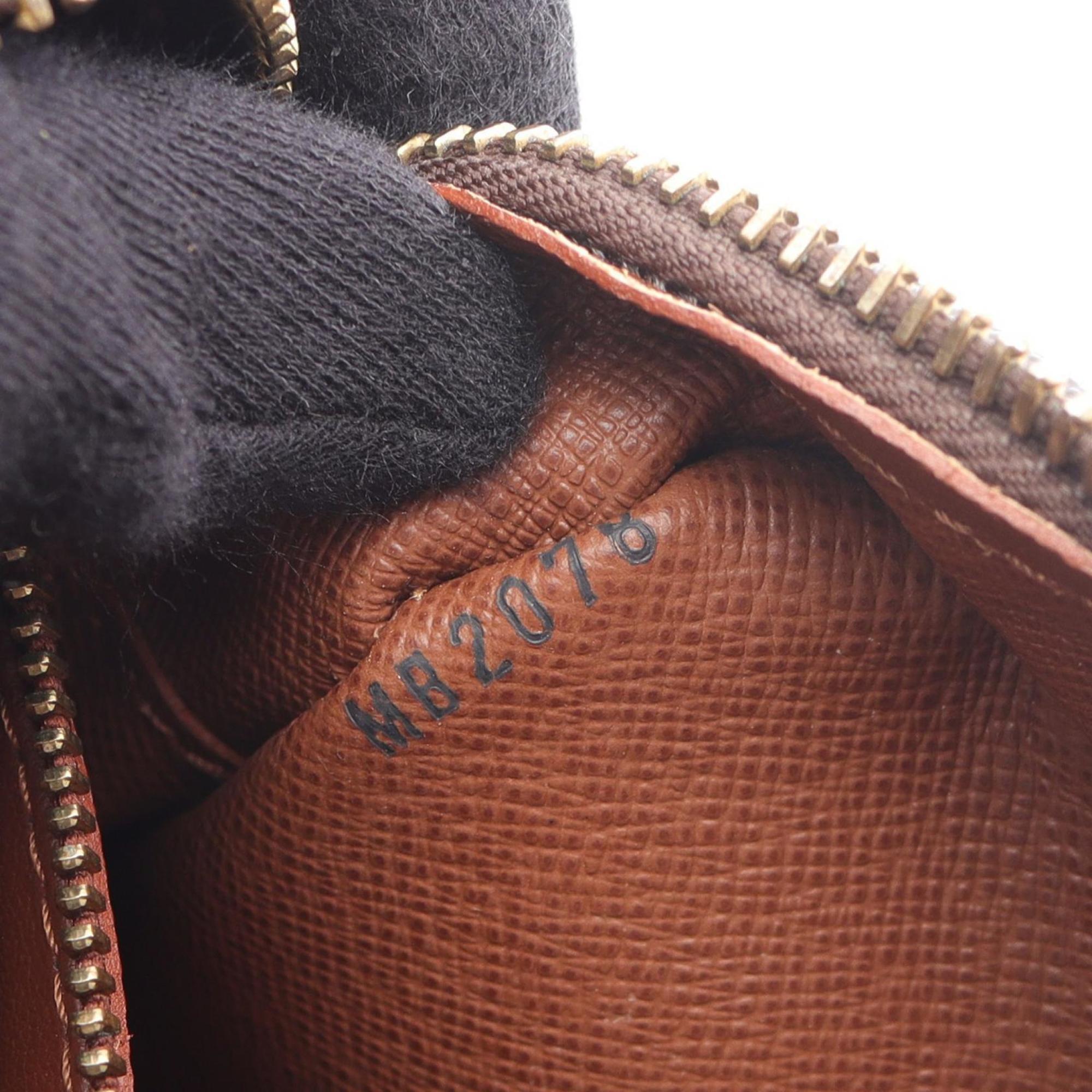 Louis Vuitton Brown Coated Canvas Pvc Leather Shoulder Bag