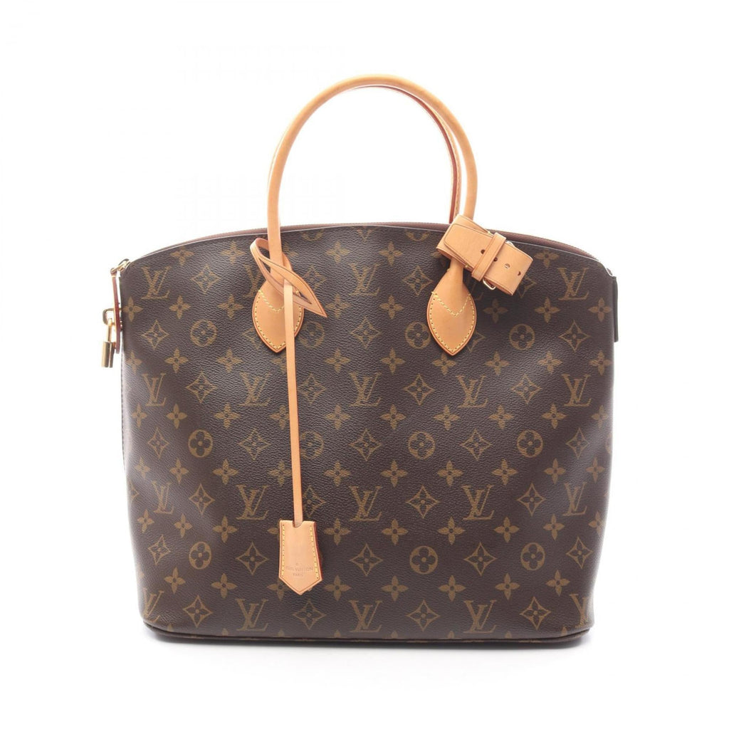 Louis Vuitton Brown Monogram Coated Canvas Leather Handbag