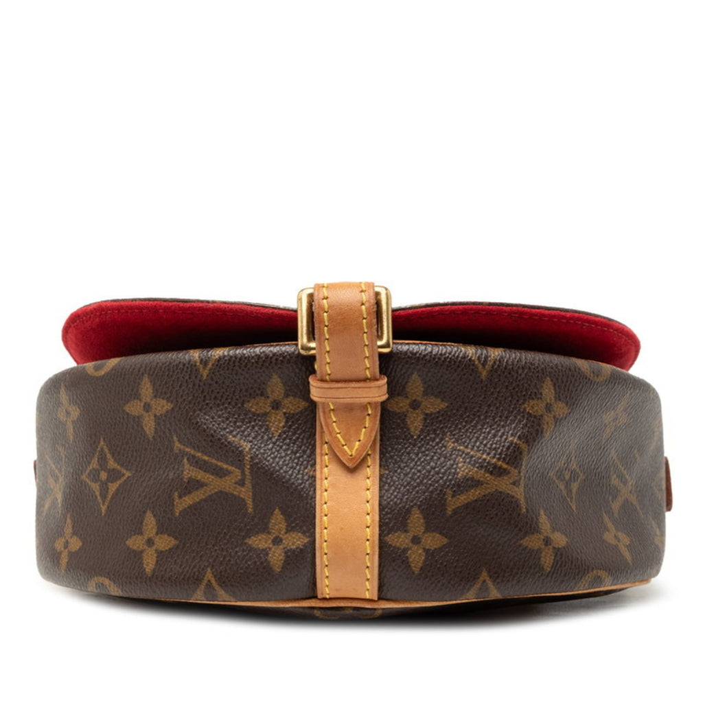 Louis Vuitton Brown Pvc Leather Shoulder Bag