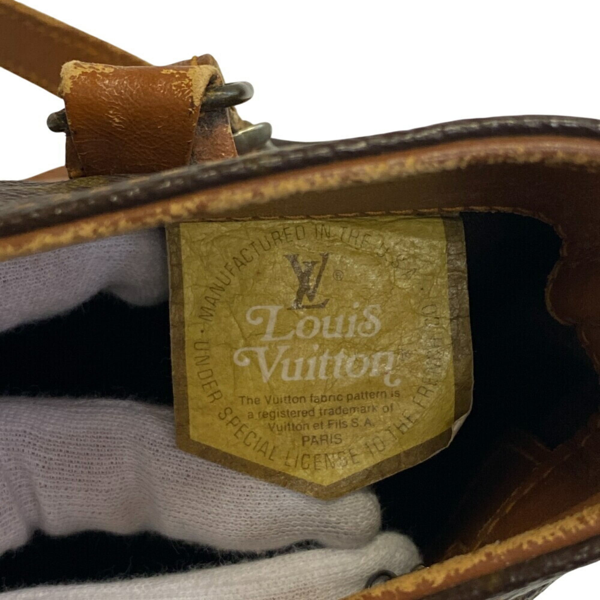 Louis Vuitton Brown Monogram Handbag Shoulder Bag Tote Bag