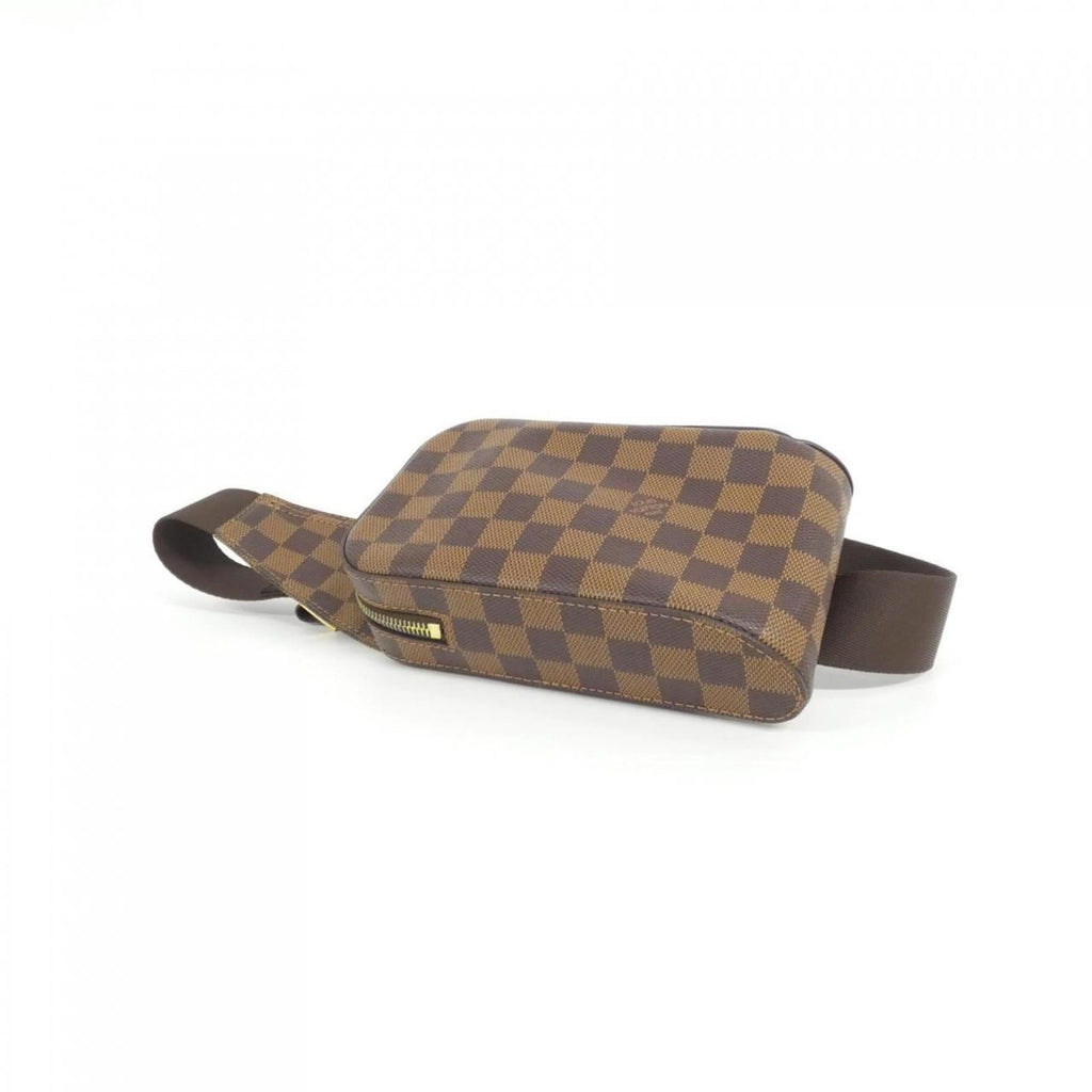 Louis Vuitton Brown Coated Canvas Shoulder Bag
