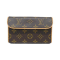 Louis Vuitton Marron Coated Canvas Fanny Pack Pochette