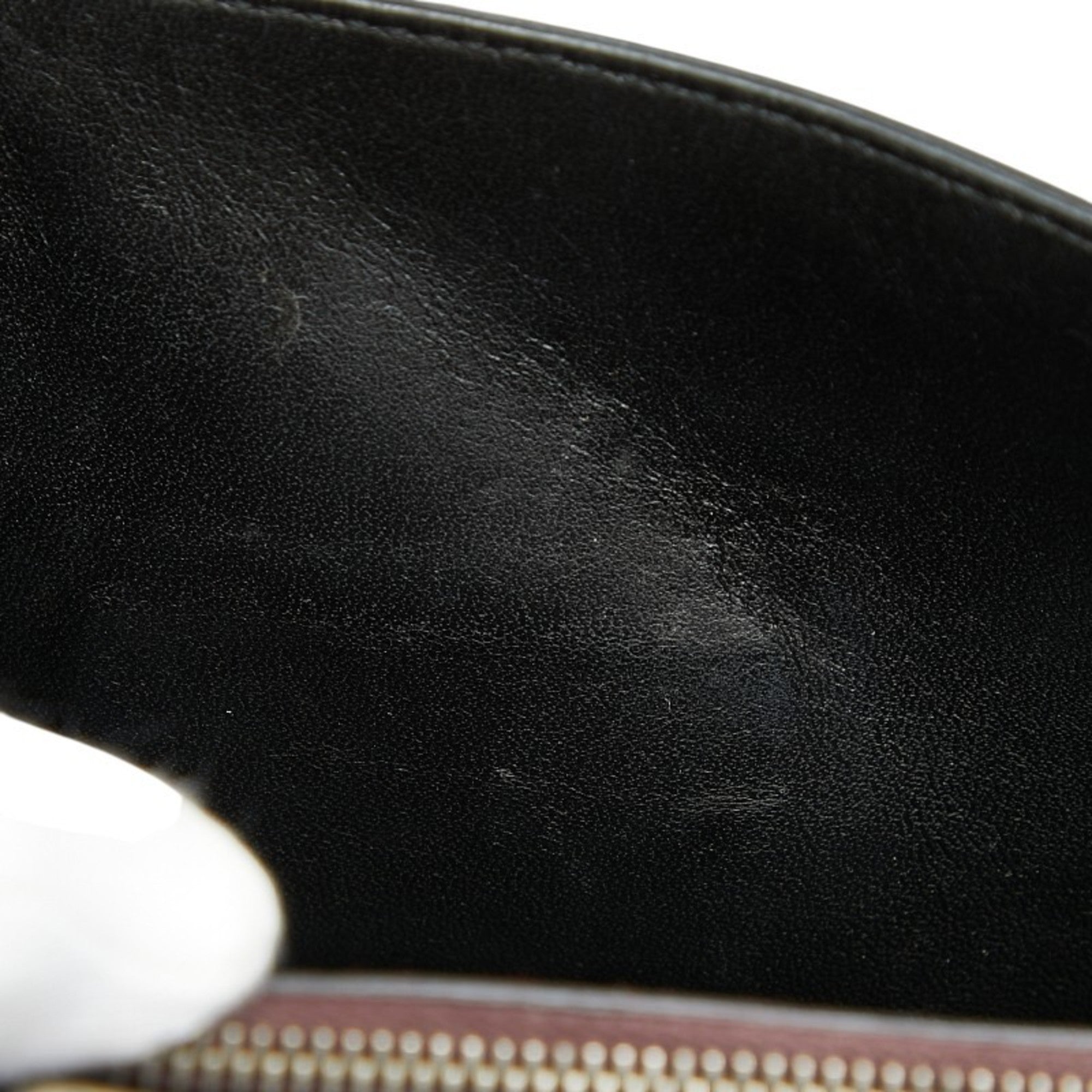 Prada Saffiano Bordeaux Wine Leather Handbag Shoulder Bag