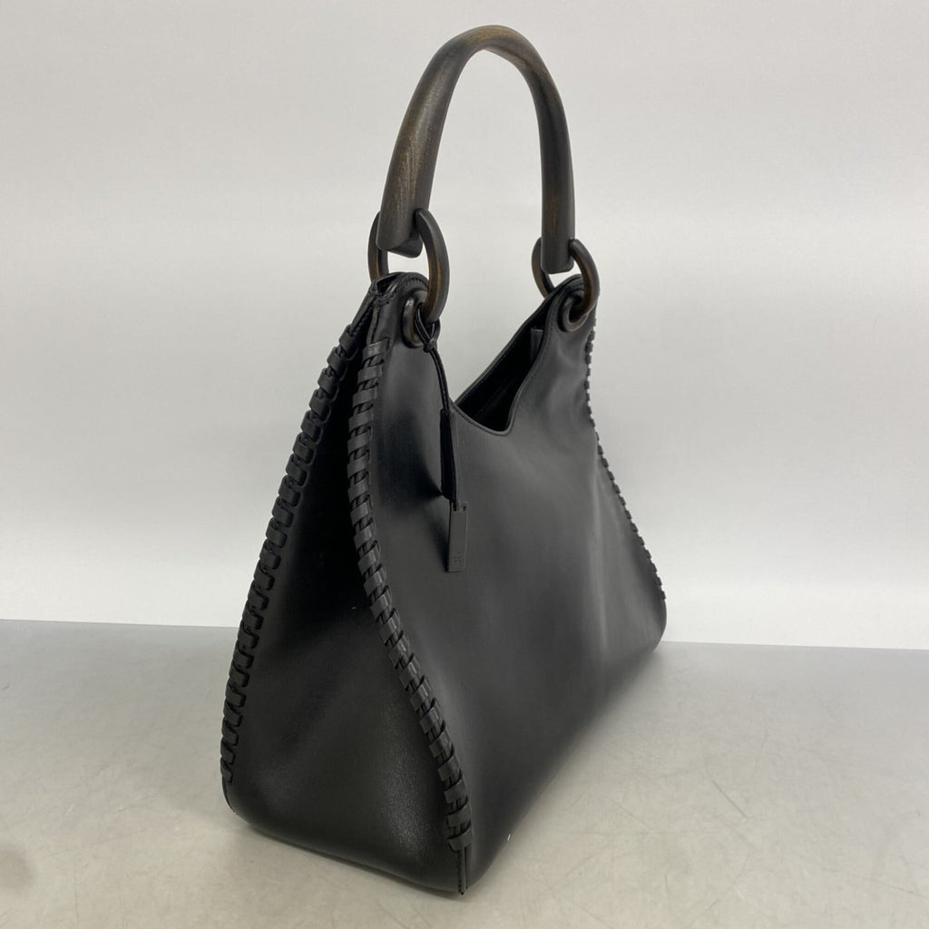 Gucci Black Leather Handbag (Pre-Owned)