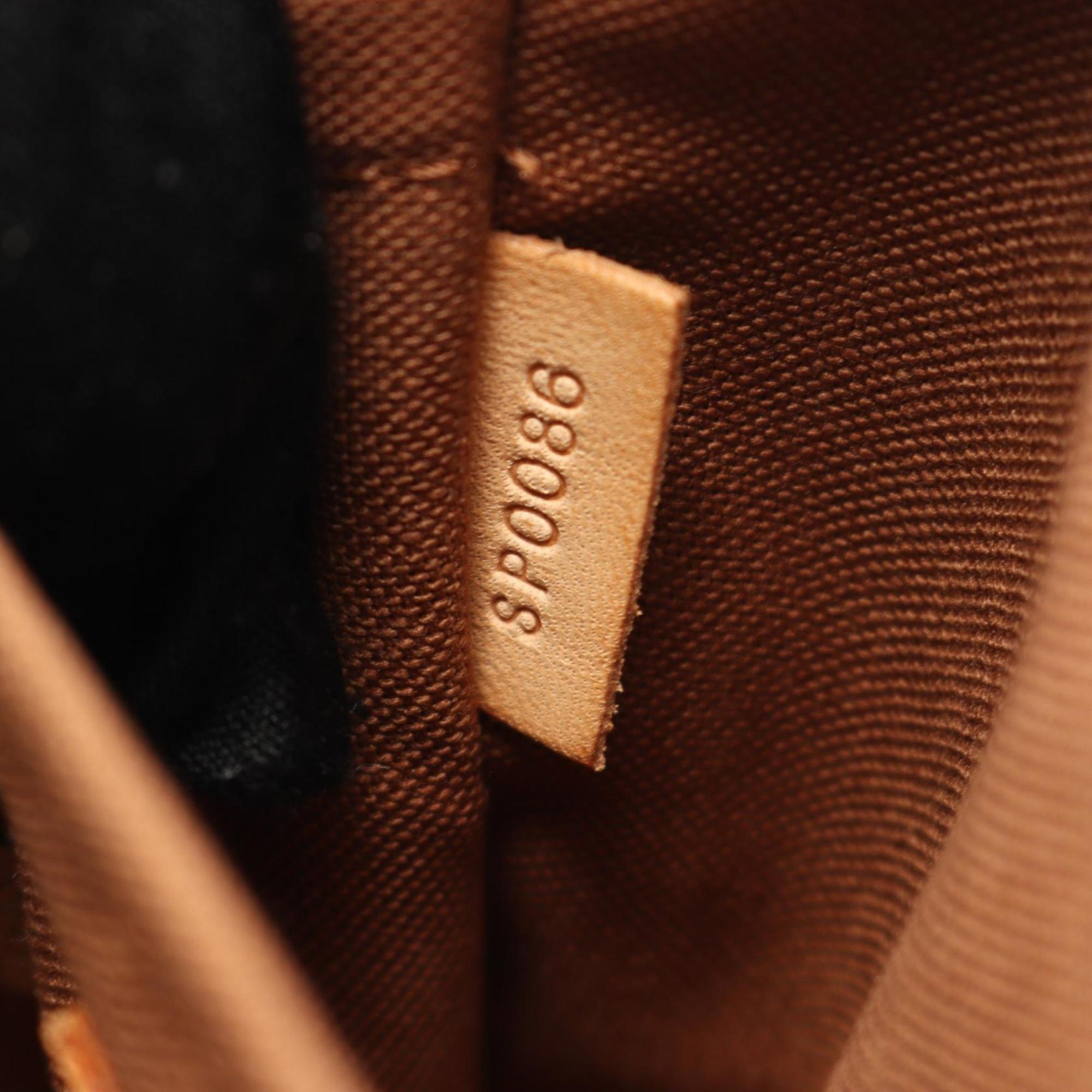 Louis Vuitton Brown Pvc Coated Canvas Leather Fanny Pack