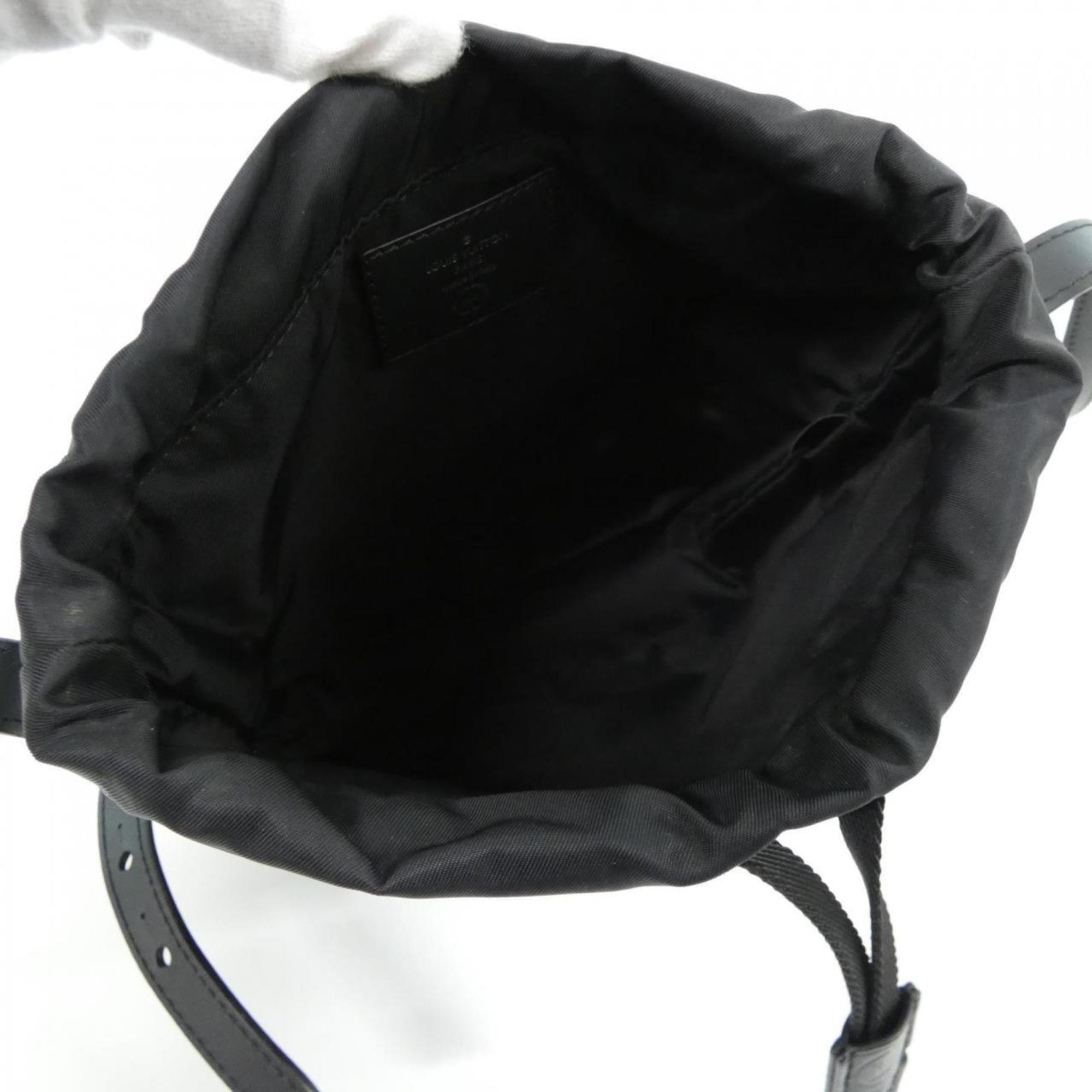 Louis Vuitton Monogram Eclipse Black Coated Canvas Shoulder Bag