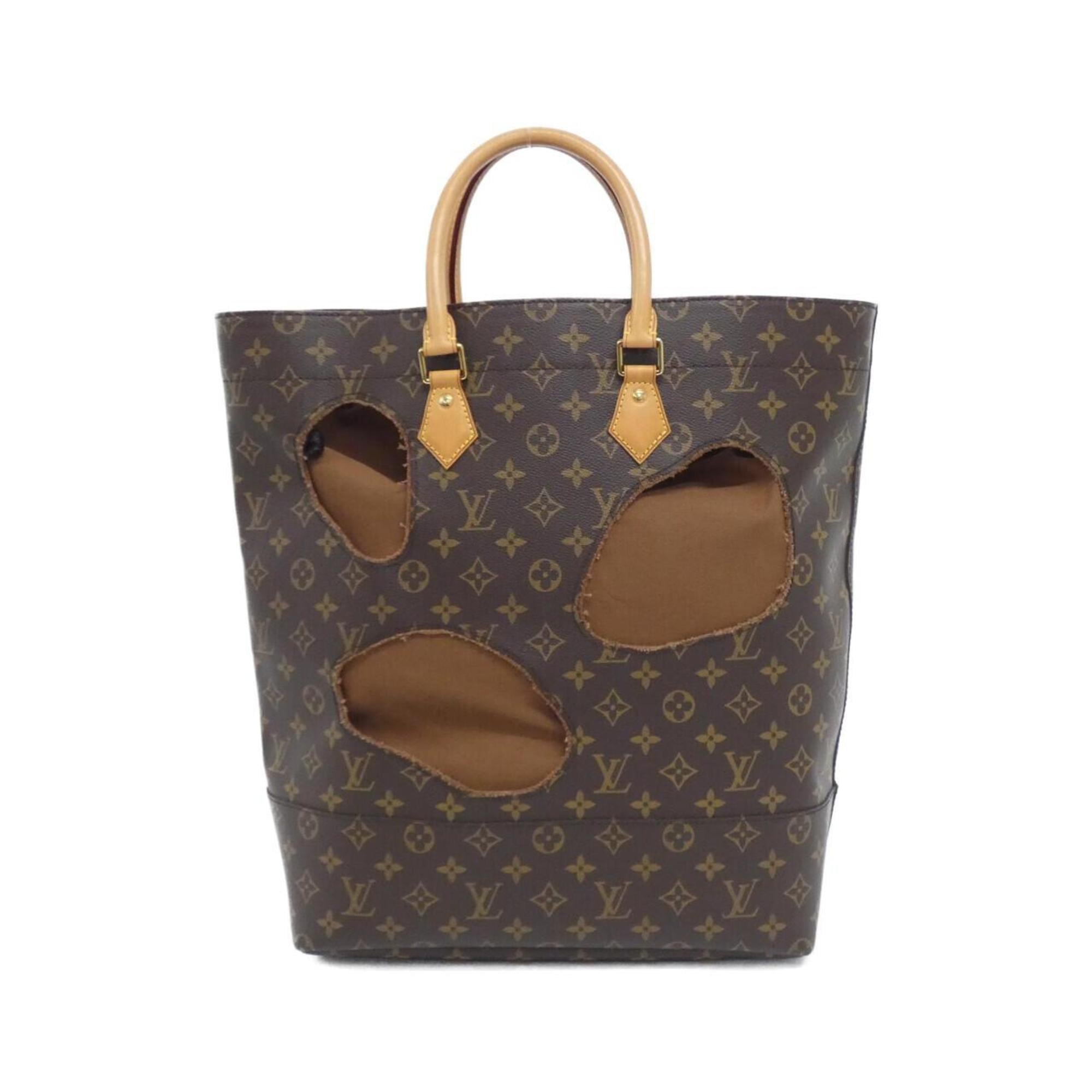 Louis Vuitton Marron Coated Canvas Handbag