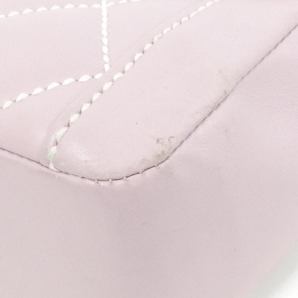Chanel Light Purple Leather Handbag