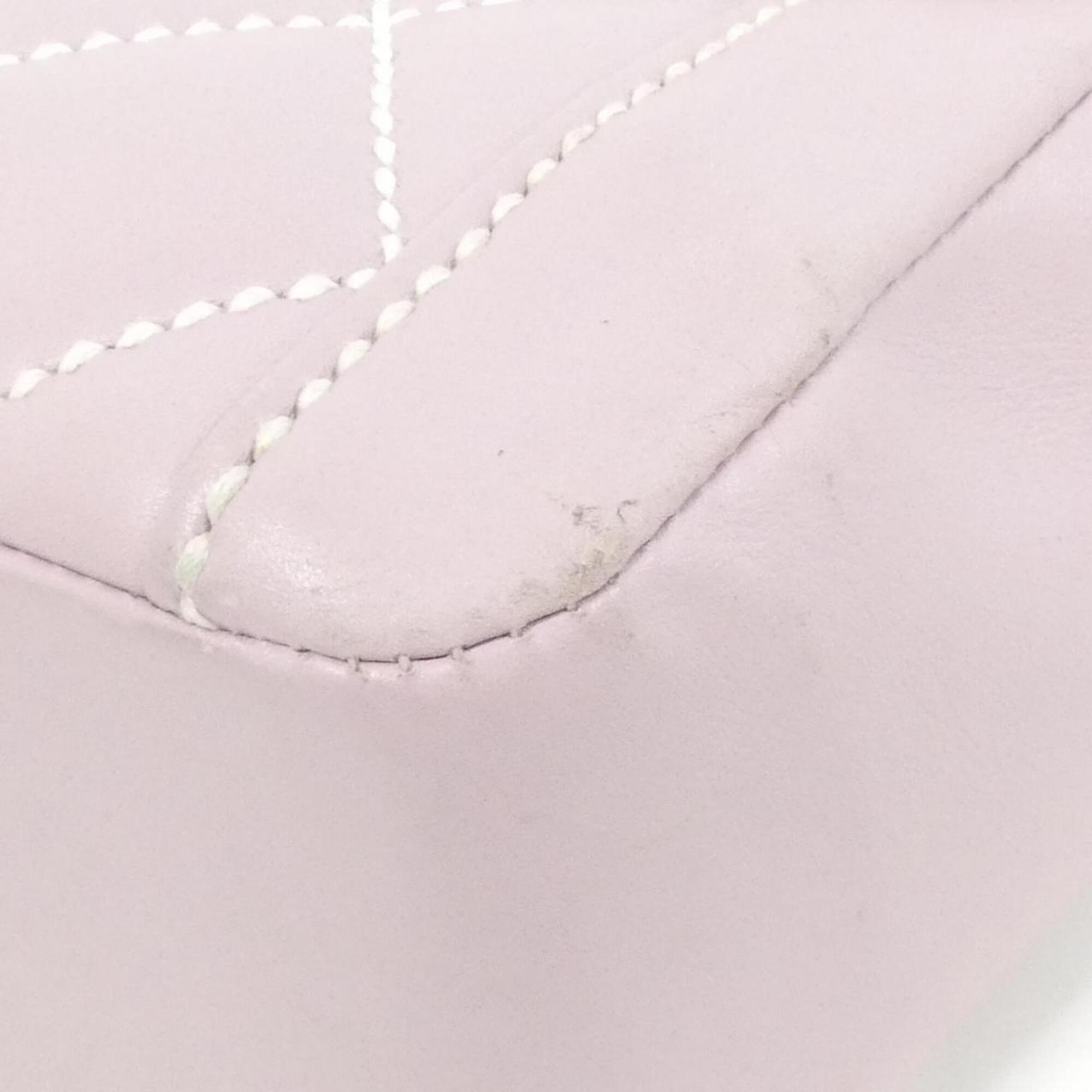 Chanel Light Purple Leather Handbag