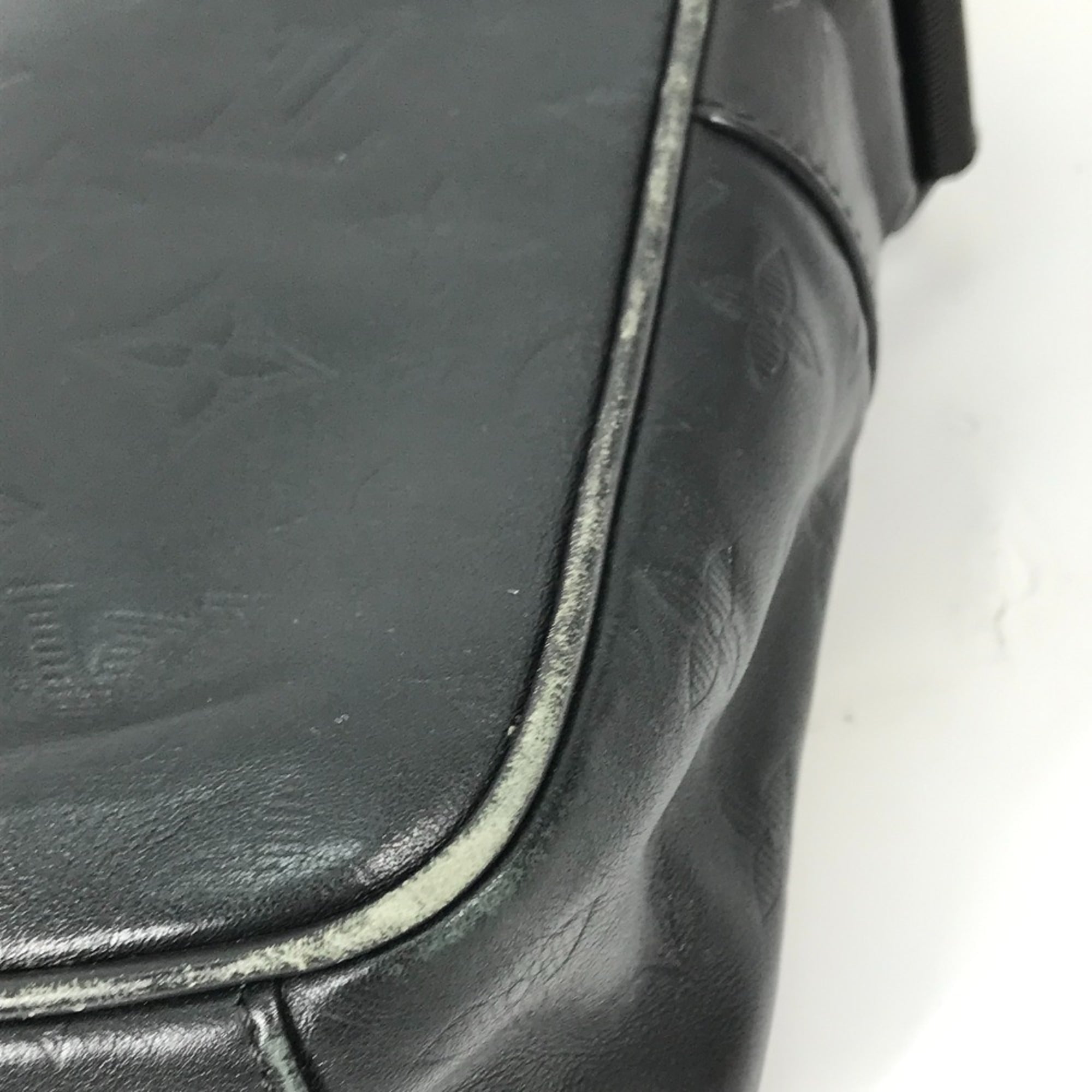 Louis Vuitton Monogram Shadow Black Galle Monogram Shadow Pochette Shoulder Bag