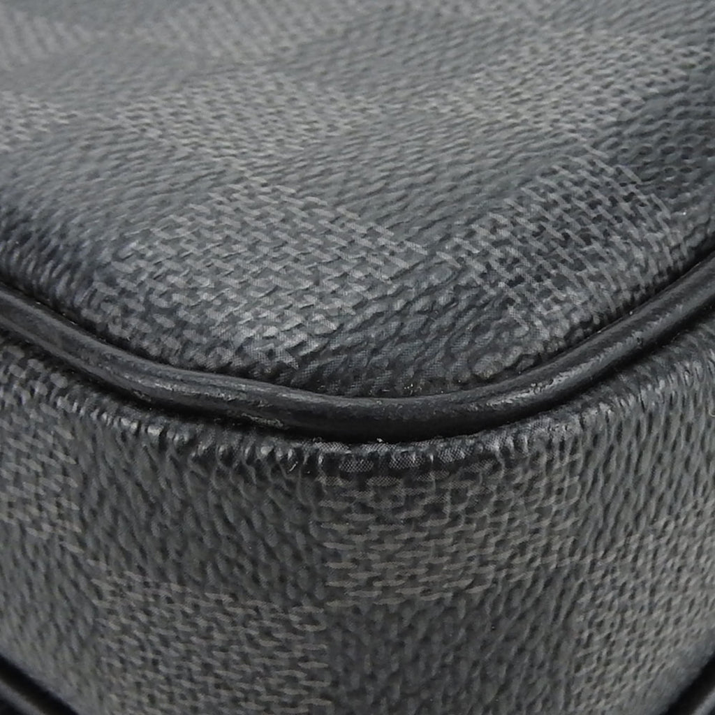 Louis Vuitton Damier Graphite Black Gray Damier Graphite Pochette Shoulder Bag