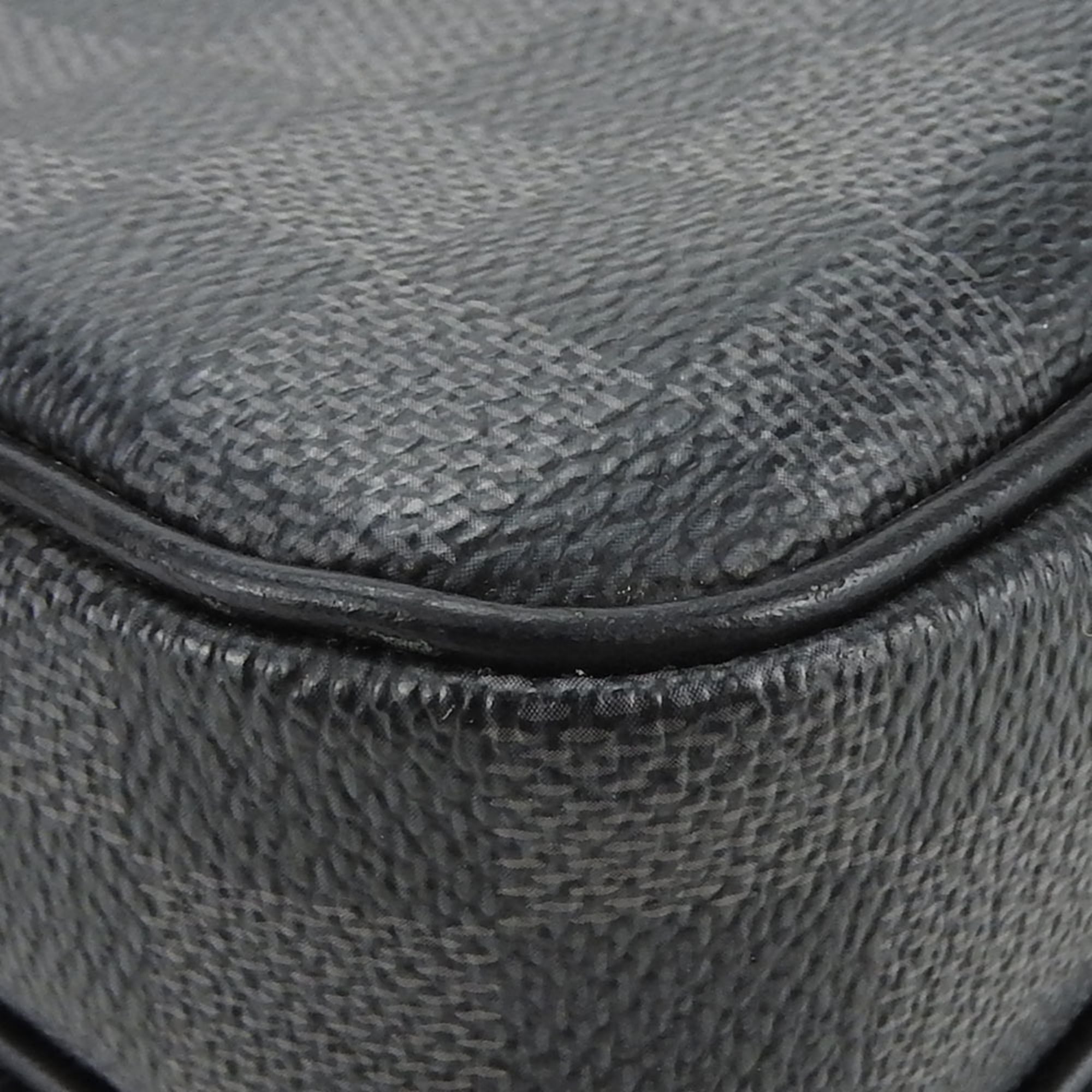 Louis Vuitton Damier Graphite Black Gray Damier Graphite Pochette Shoulder Bag