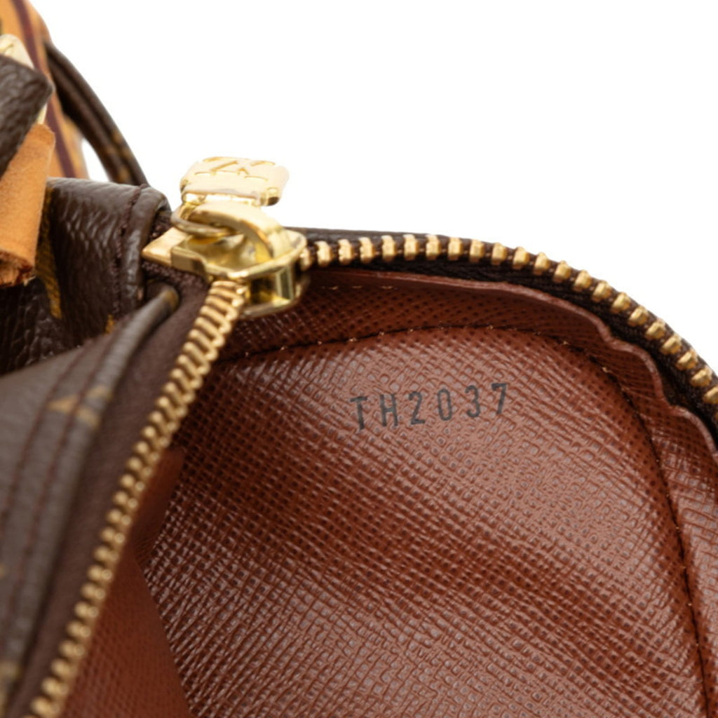 Louis Vuitton Brown Pvc Leather Shoulder Bag
