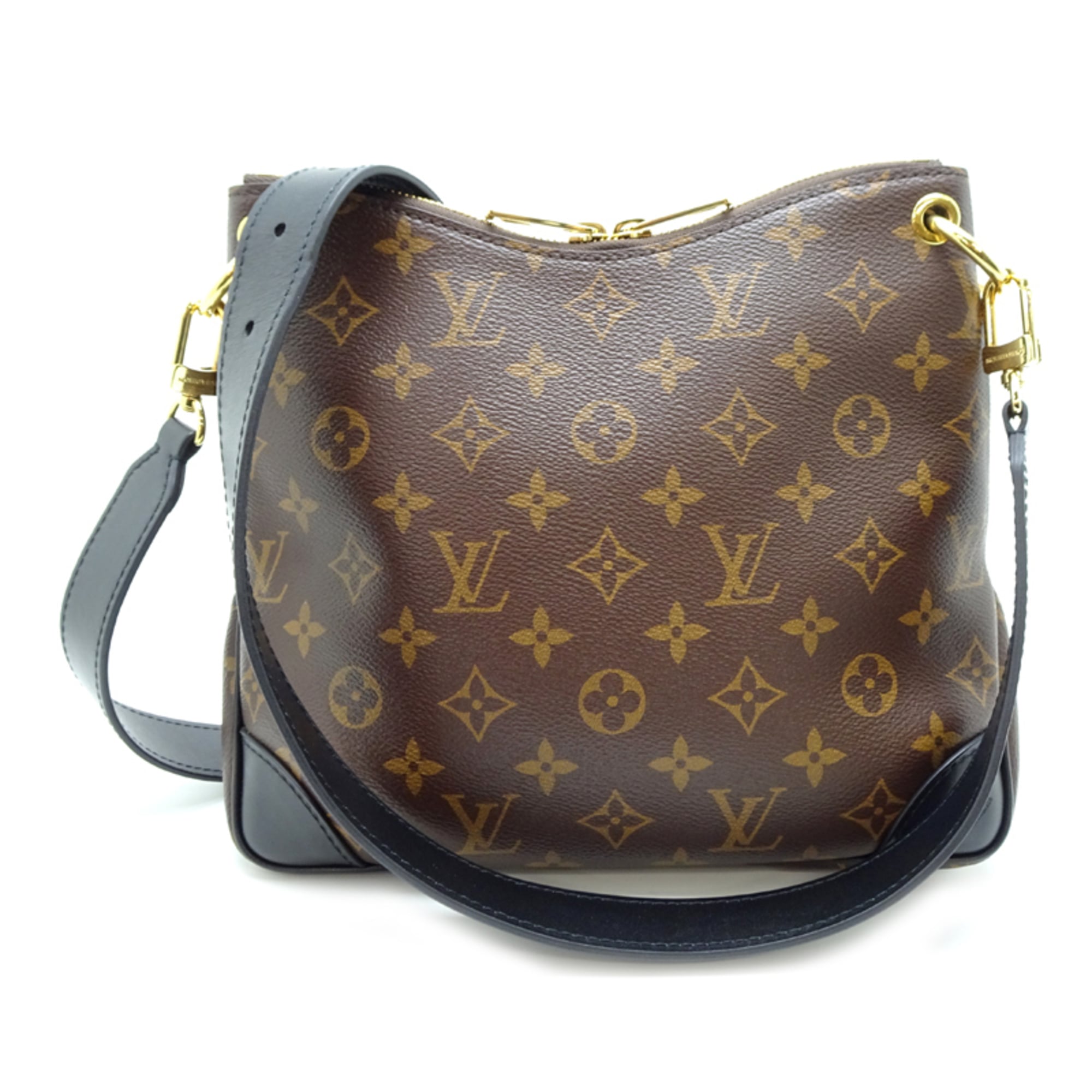 Louis Vuitton Black Brown Monogram Noir Monogram Shoulder Bag