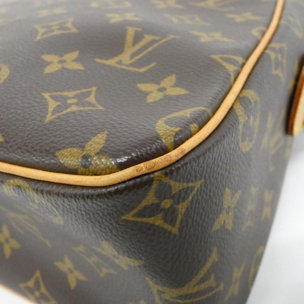 Louis Vuitton Monogram Brown Coated Canvas Shoulder Bag