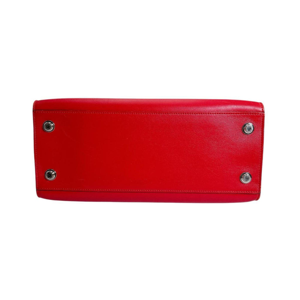 Louis Vuitton Red Color Leather Handbag