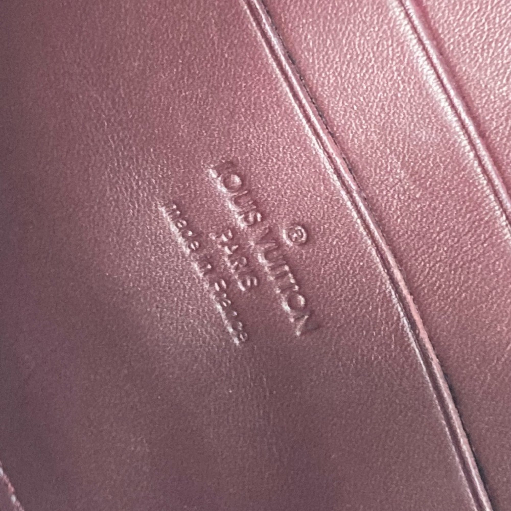 Louis Vuitton Monogram Vernis Purple Rouge Fauviste Monogram Vernis Clutch Bag Shoulder Bag