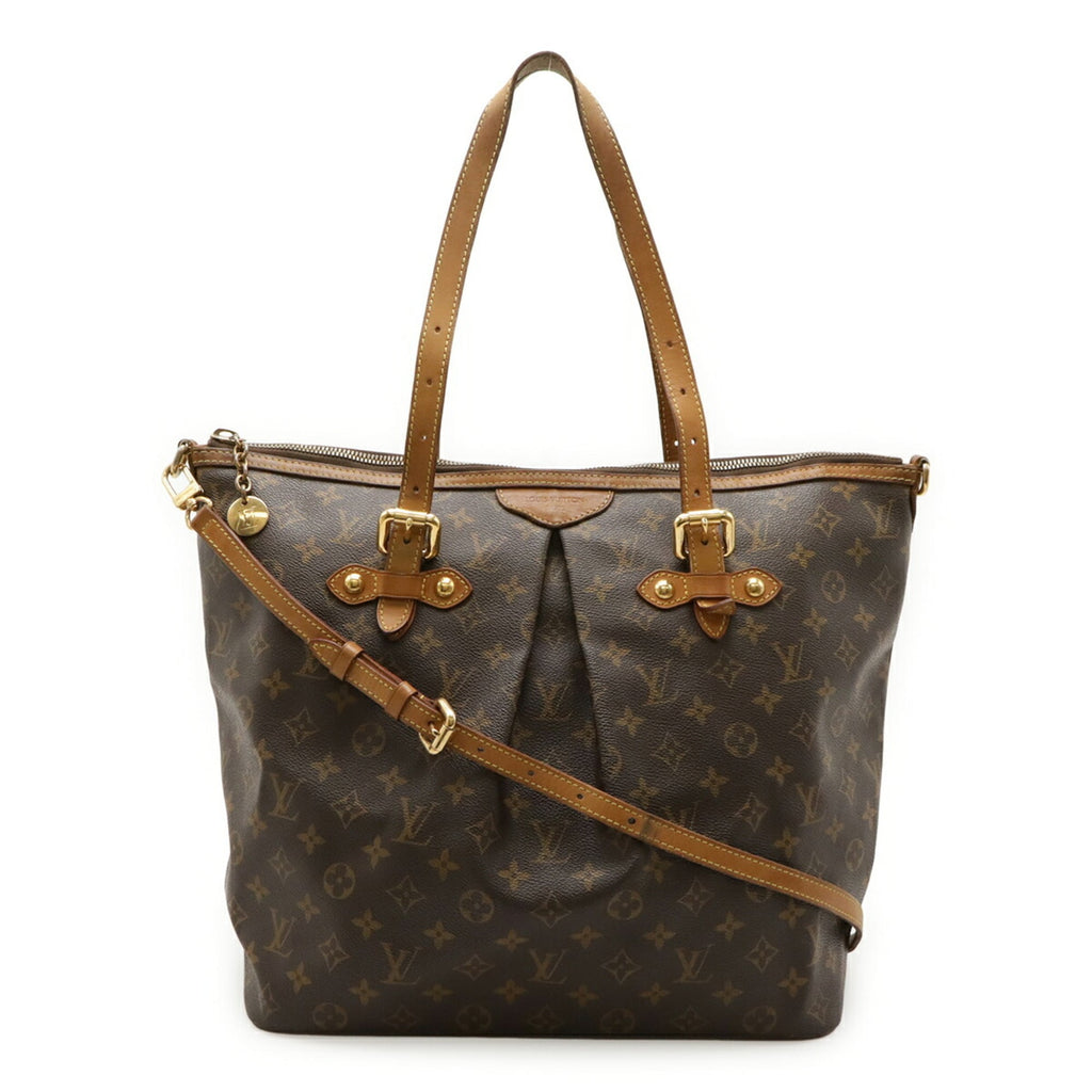 Louis Vuitton Brown Monogram Canvas Shoulder Bag Tote Bag