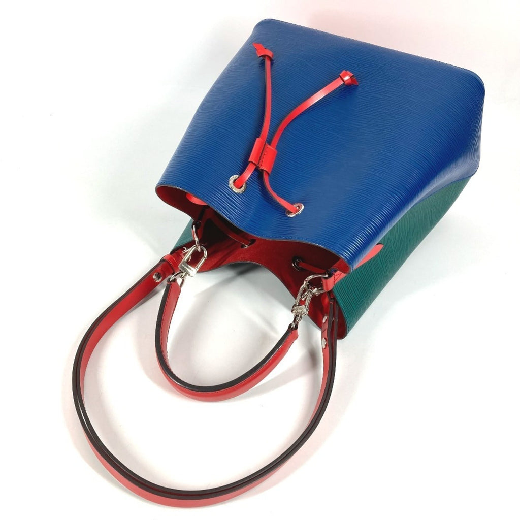 Louis Vuitton Blue Green Red Color Epi Leather Shoulder Bag
