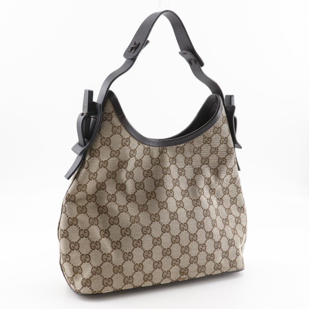 Gucci Brown Gg Canvas Shoulder Bag (Pre-Owned)