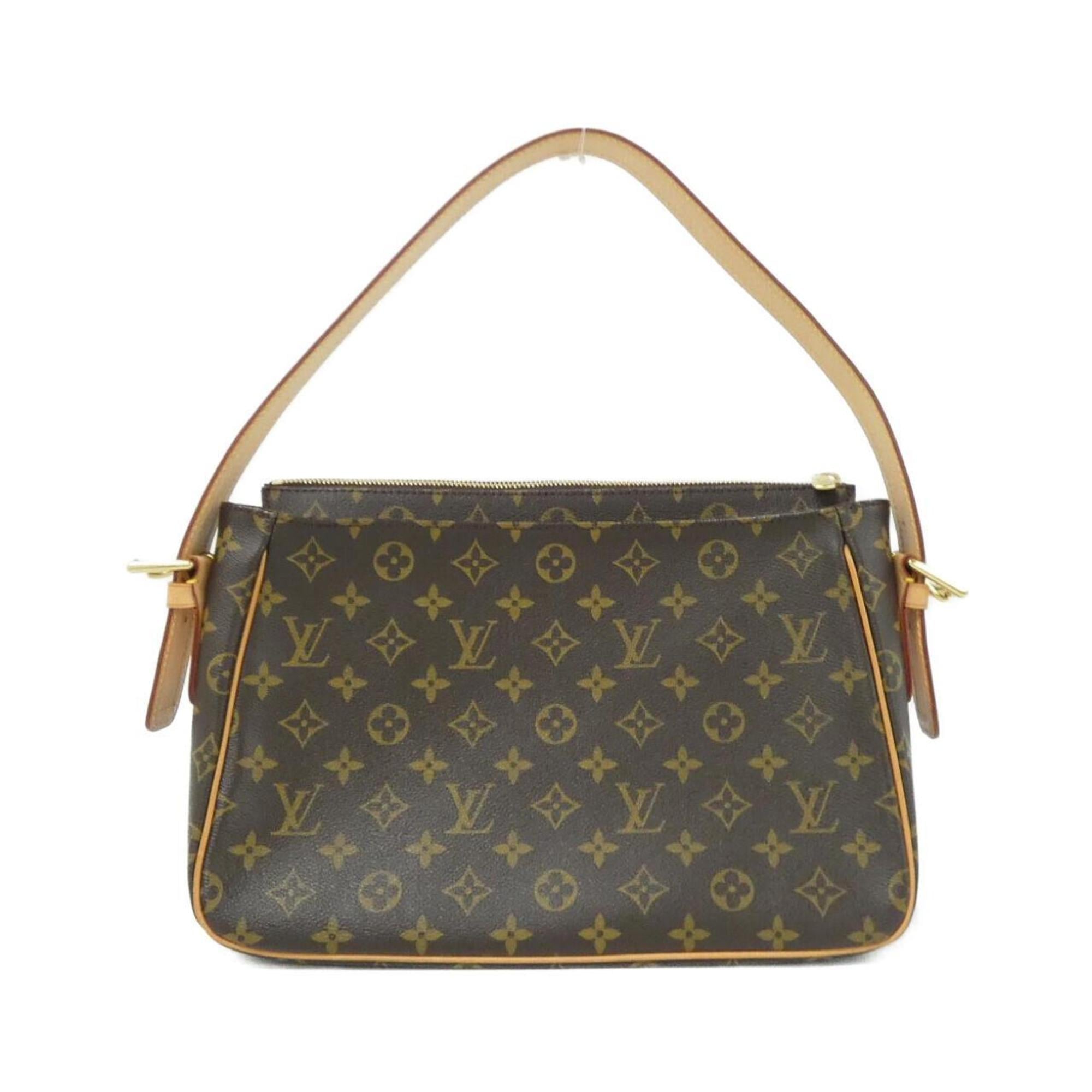 Louis Vuitton Monogram Marron Coated Canvas Shoulder Bag